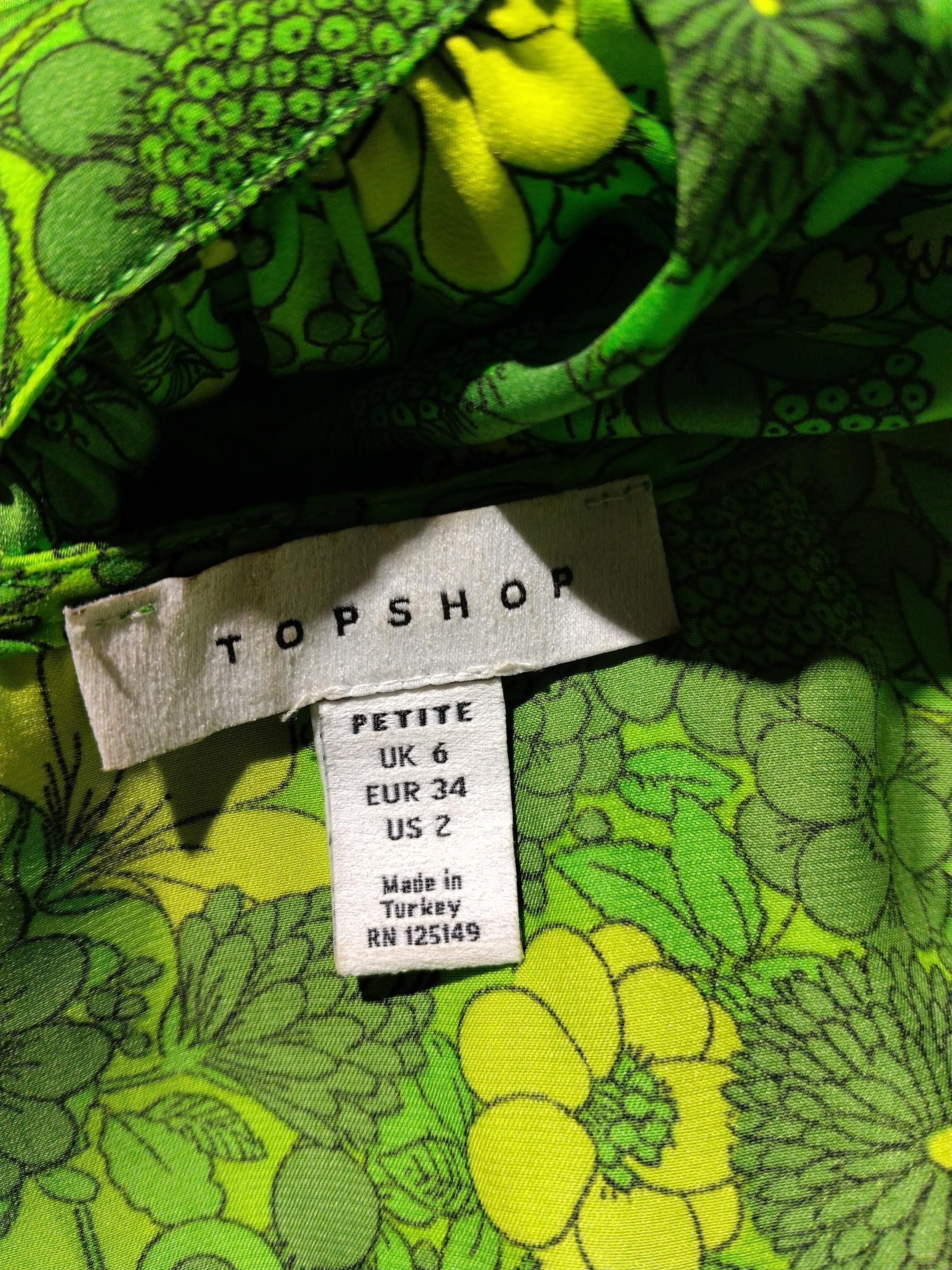 Topshop Mini Dress UK6 in Green - Image 5