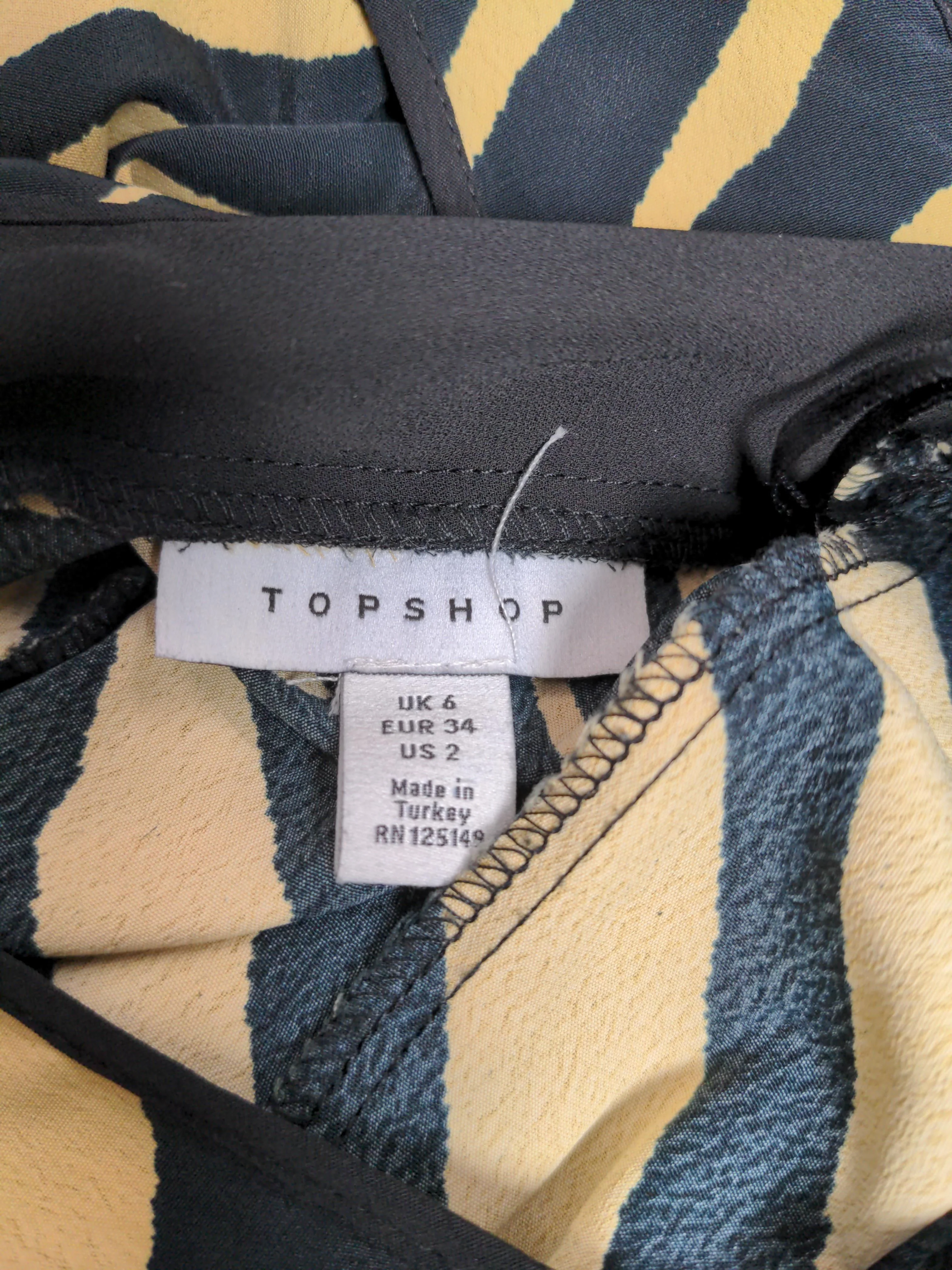 Topshop Mini Dress UK6 in Tan - Image 5