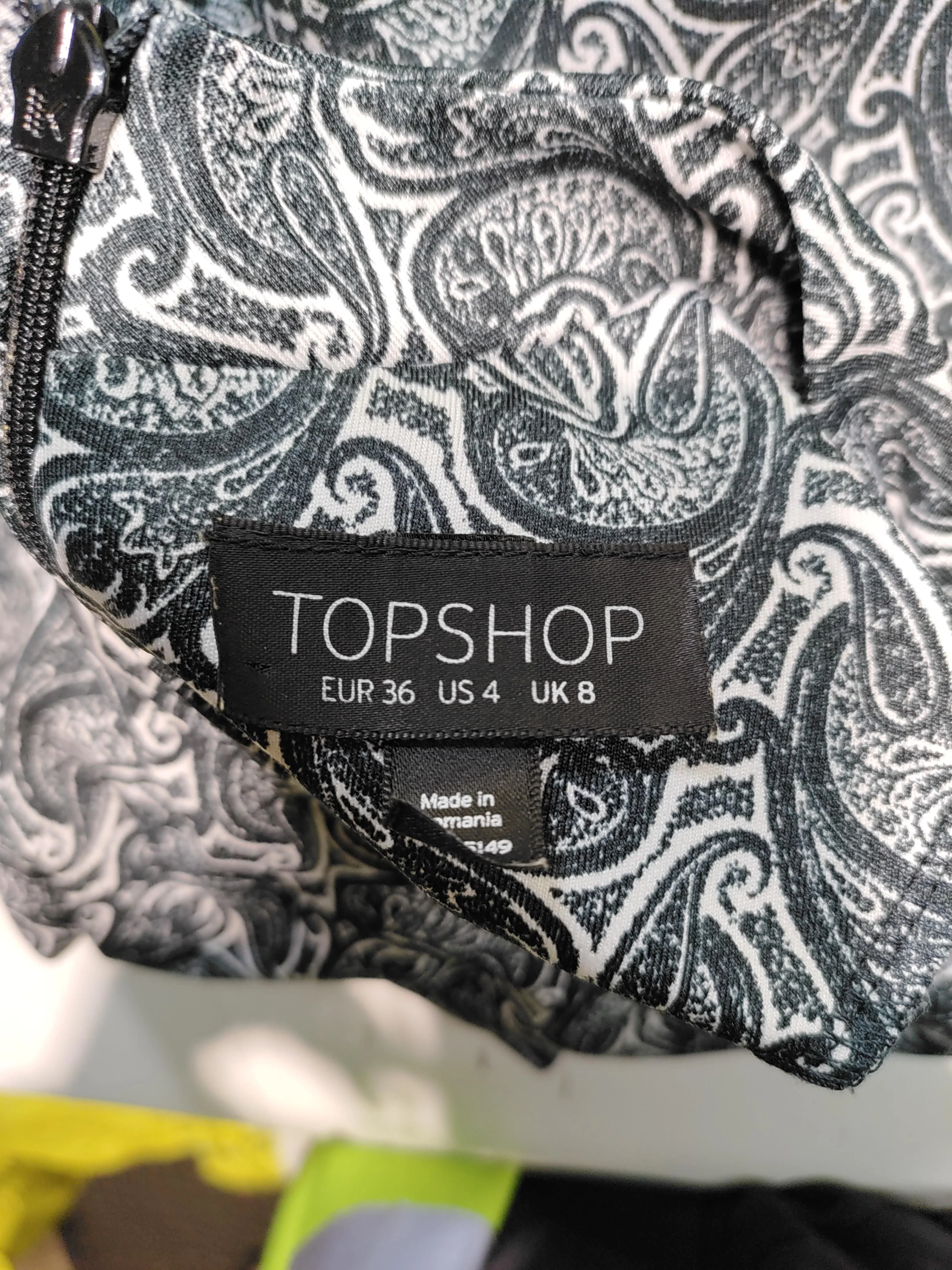 Topshop Mini Dress UK8 in Multi - Image 5
