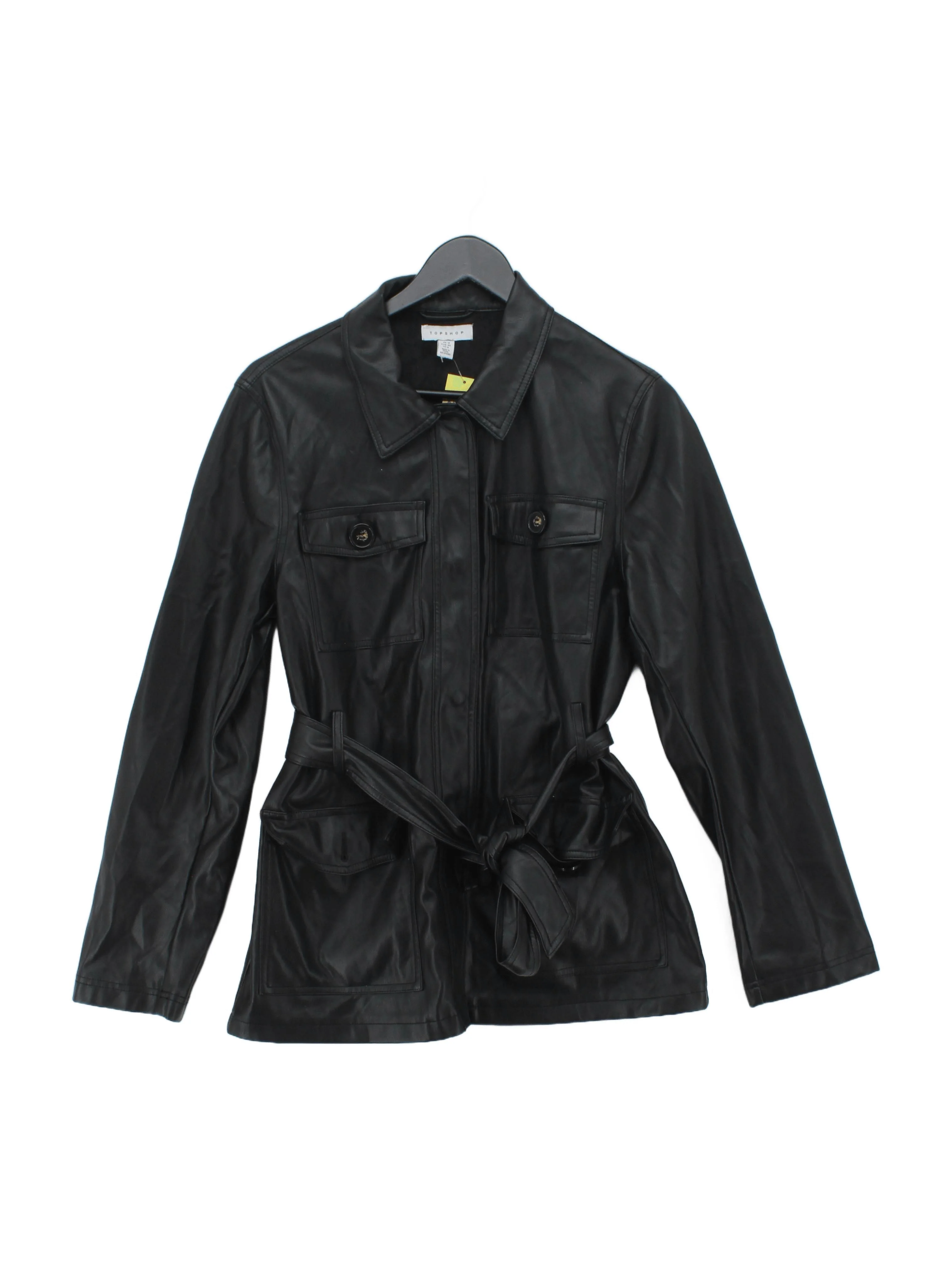 Topshop Motorcycle Jacket jacket black
