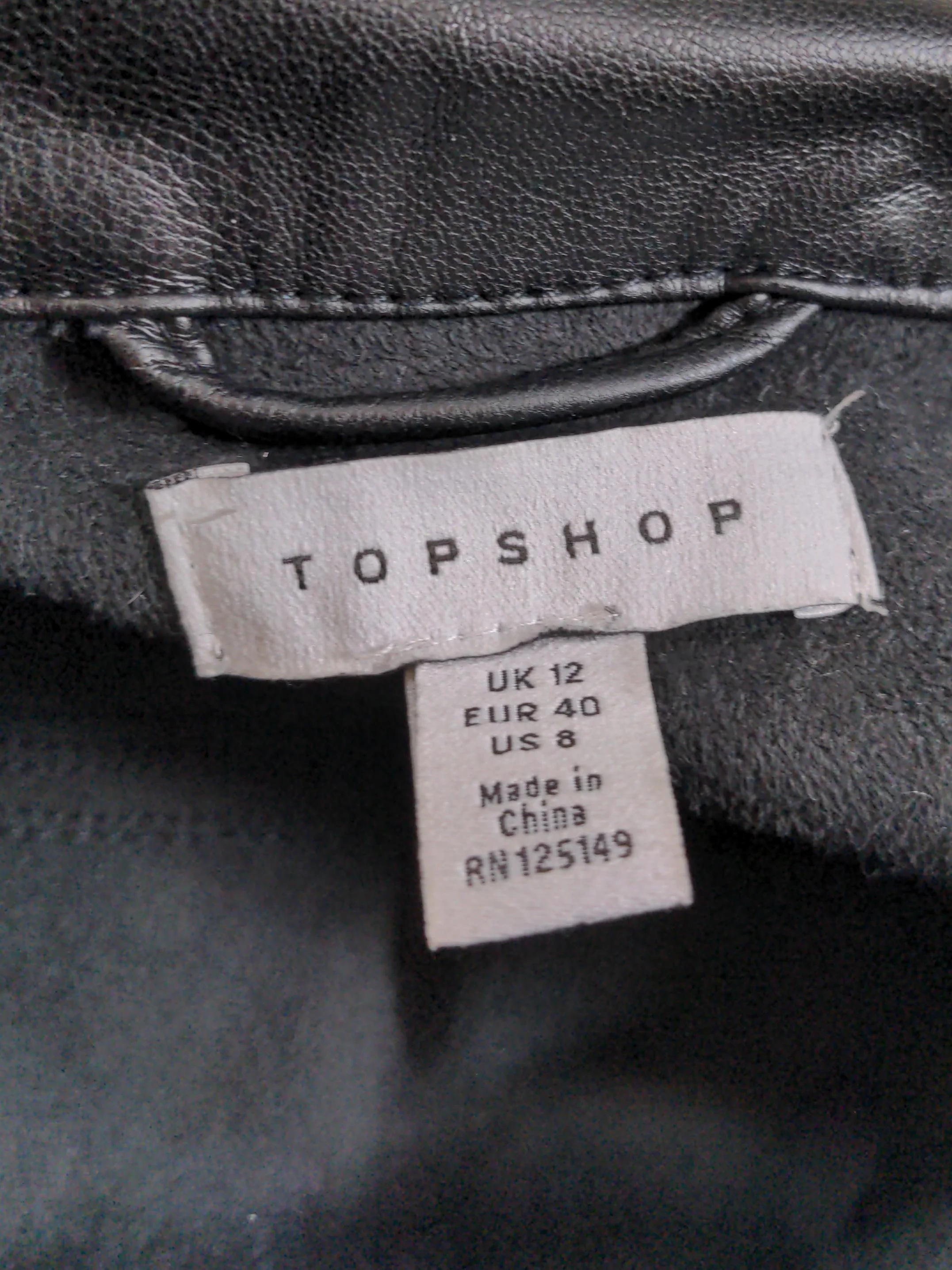 Topshop Motorcycle Jacket jacket black - Image 5