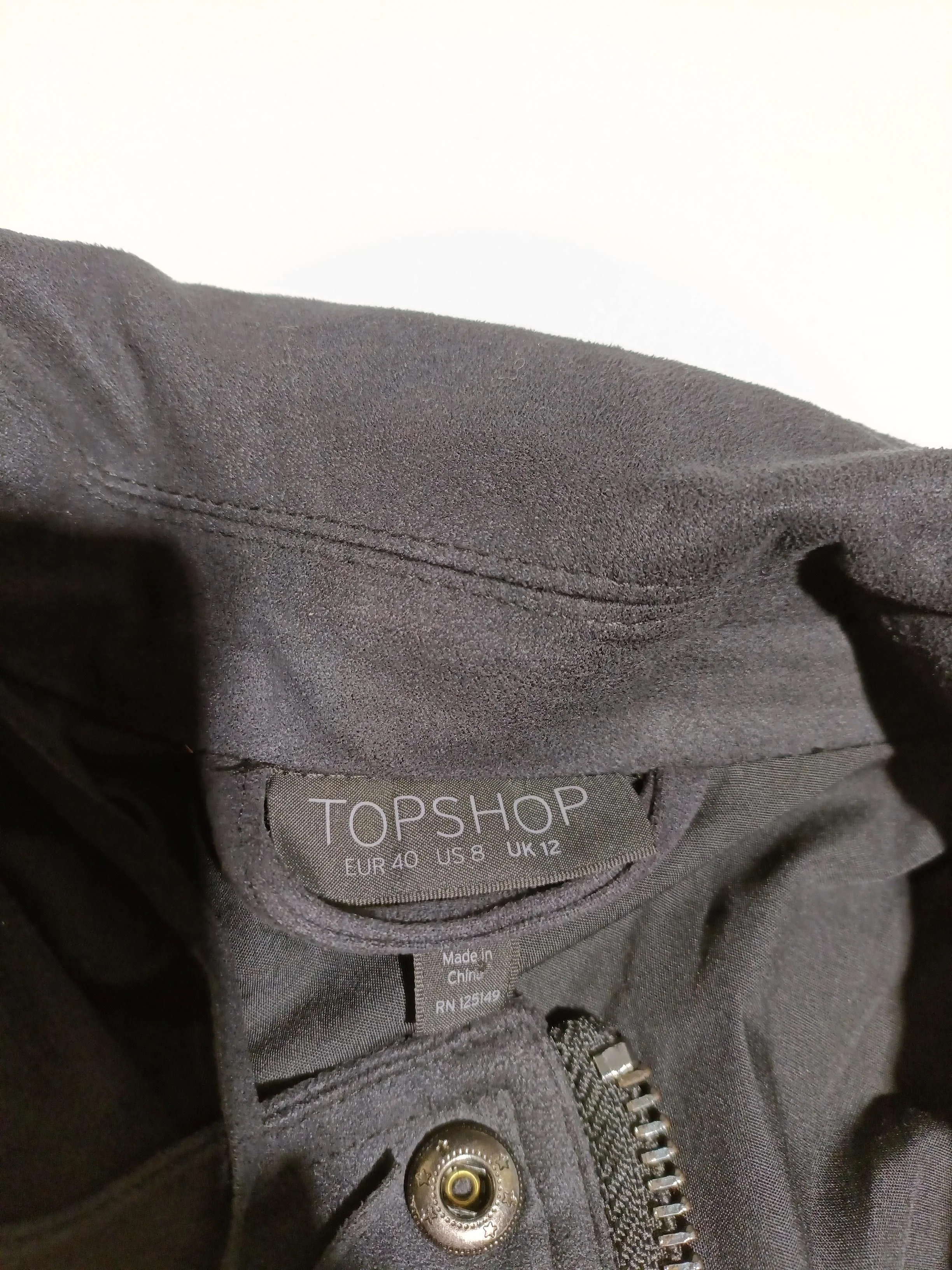 Topshop Motorcycle Jacket jacket black - Image 5