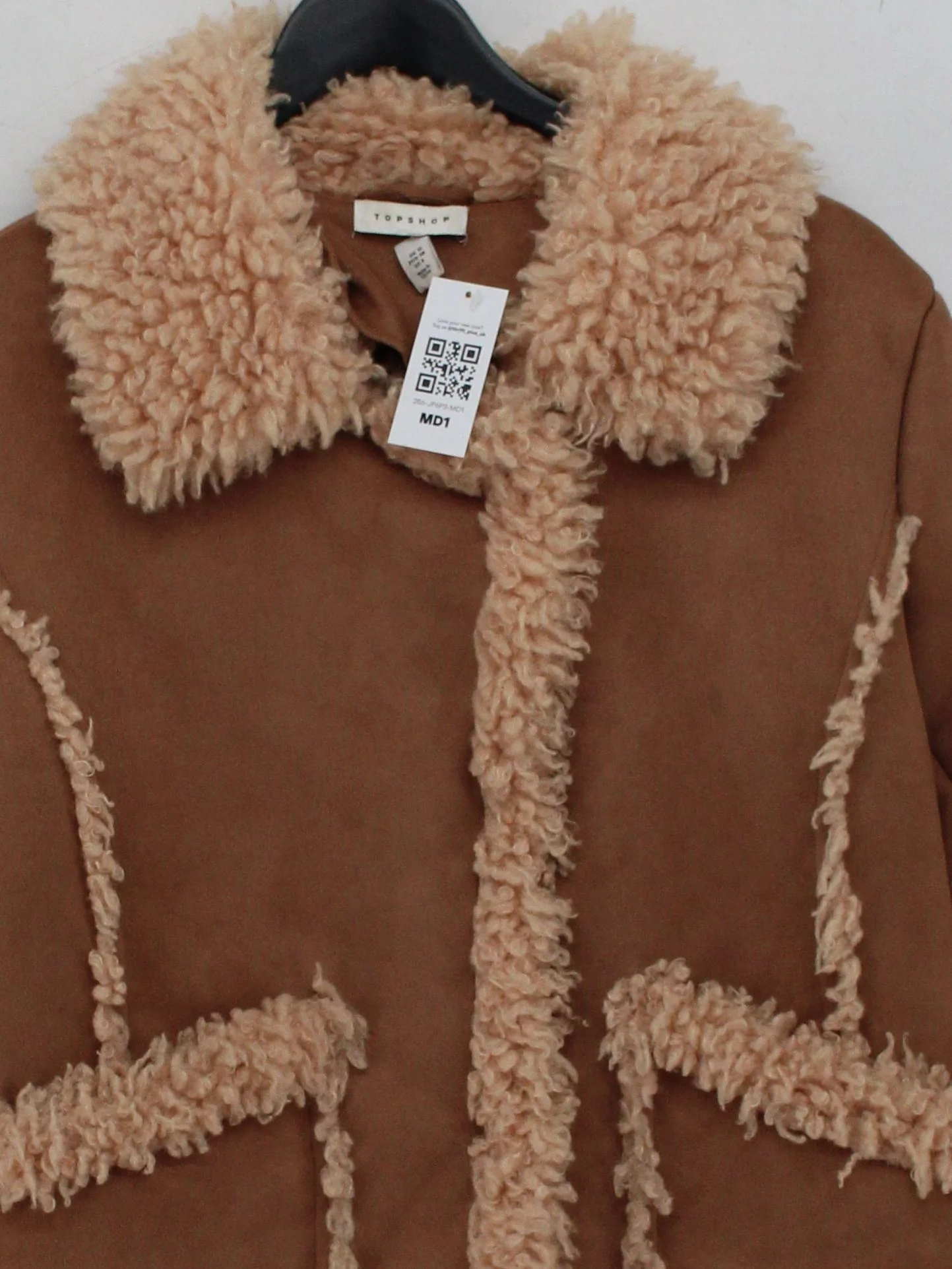 Topshop Motorcycle Jacket jacket brown - Image 3