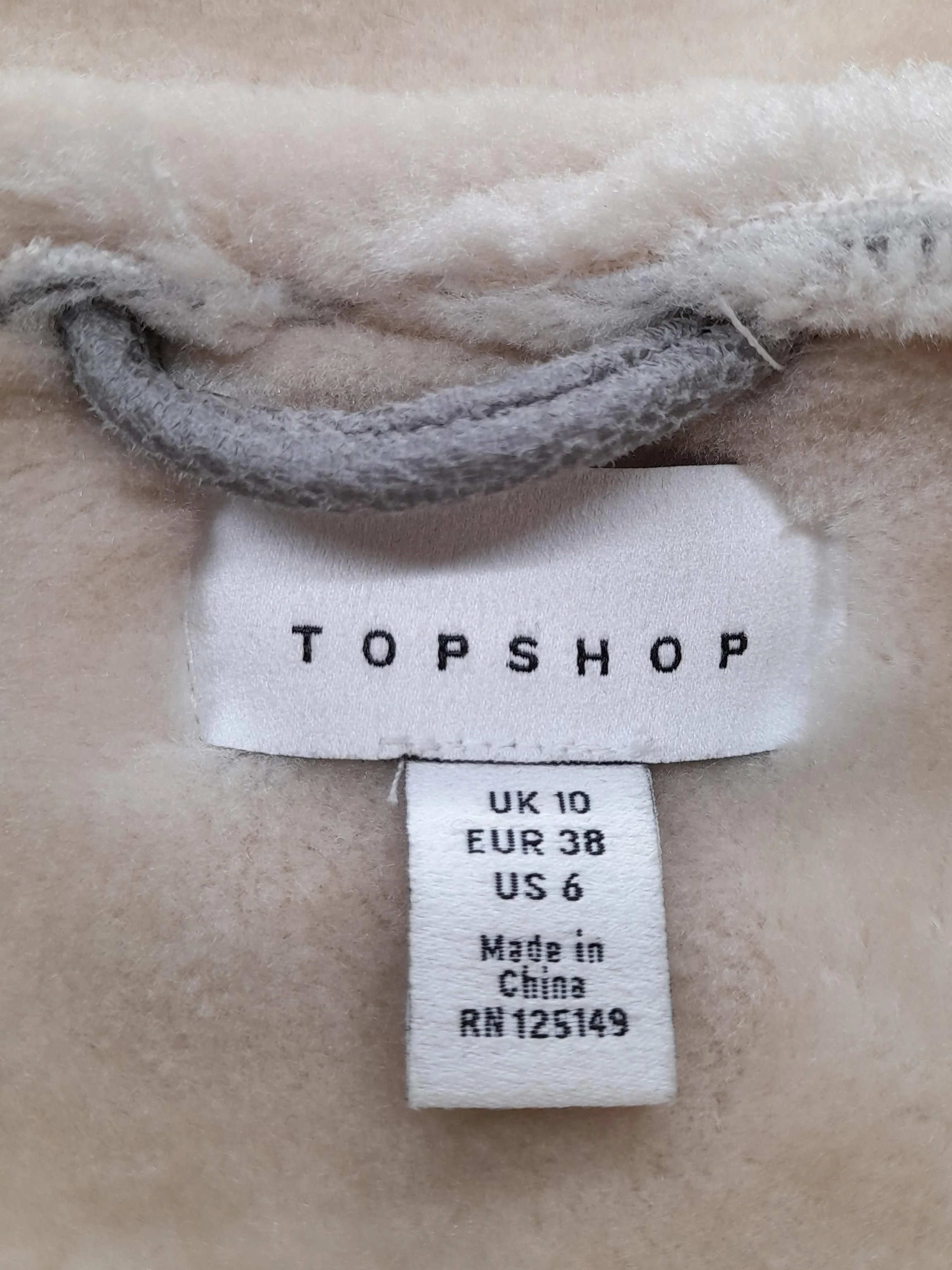 Topshop Motorcycle Jacket jacket grey - Image 5