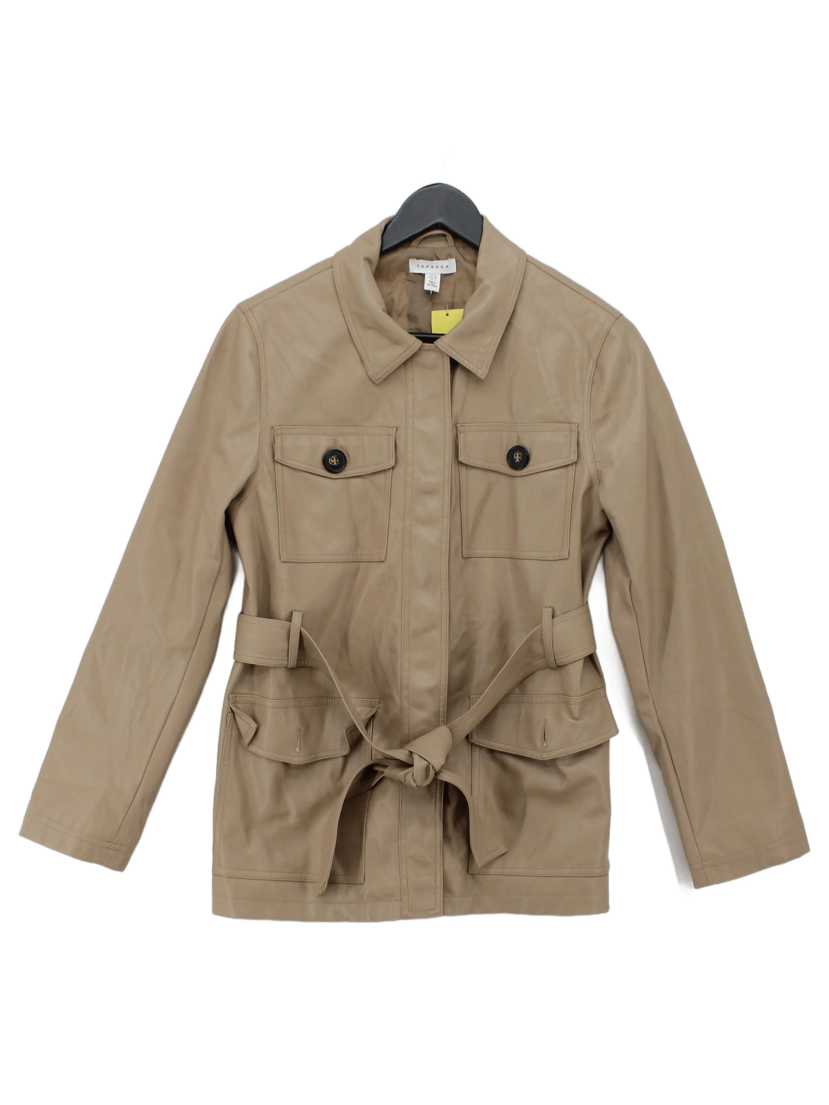 Topshop Motorcycle Jacket jacket tan