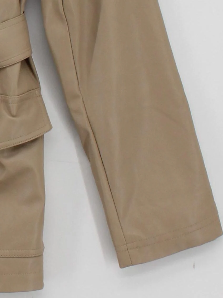 Topshop Motorcycle Jacket jacket tan - Image 4