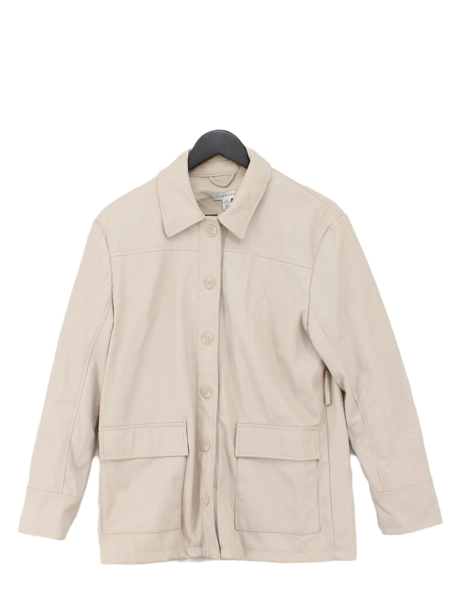 Topshop Overcoat jacket cream