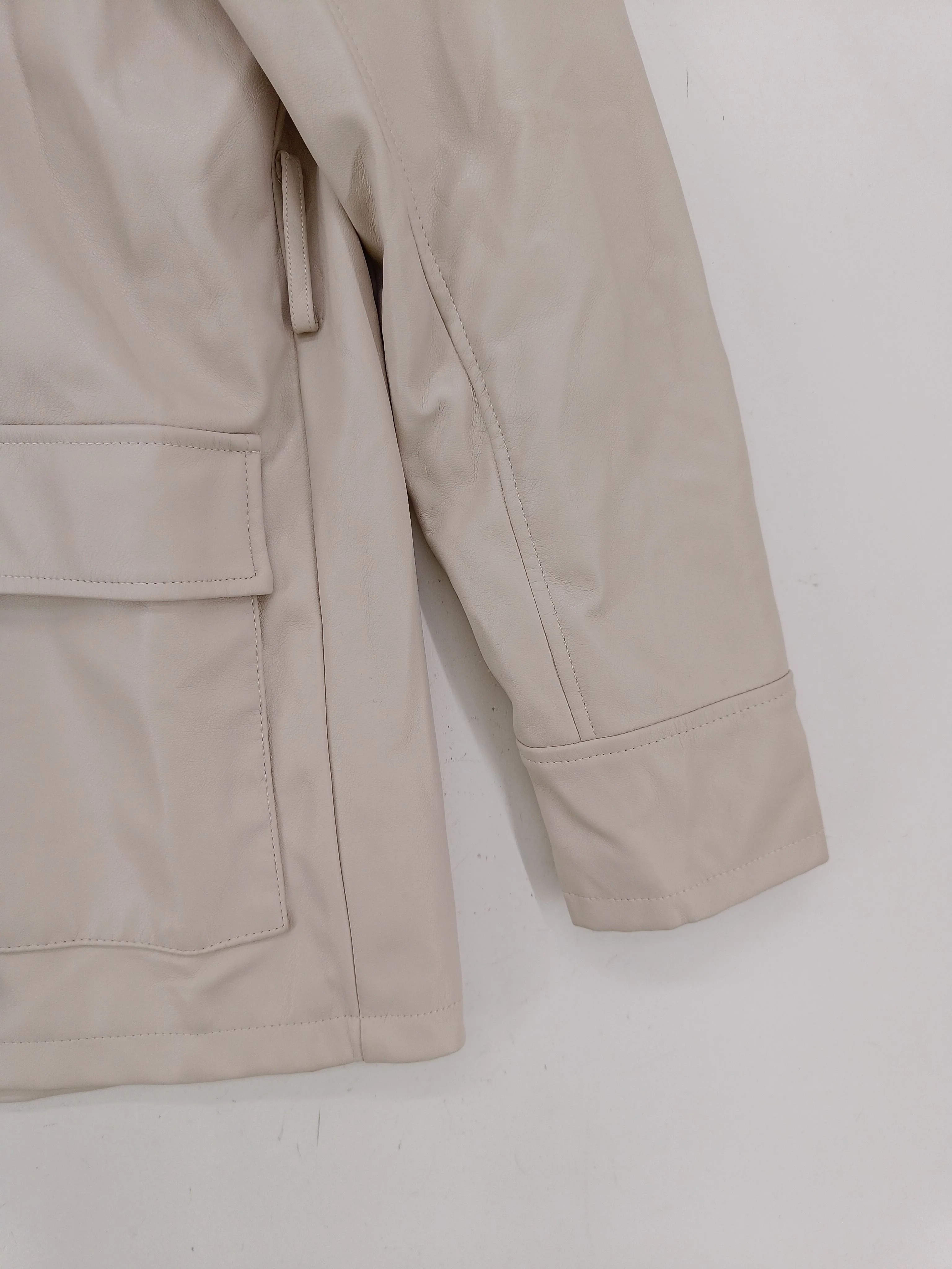 Topshop Overcoat jacket cream - Image 4