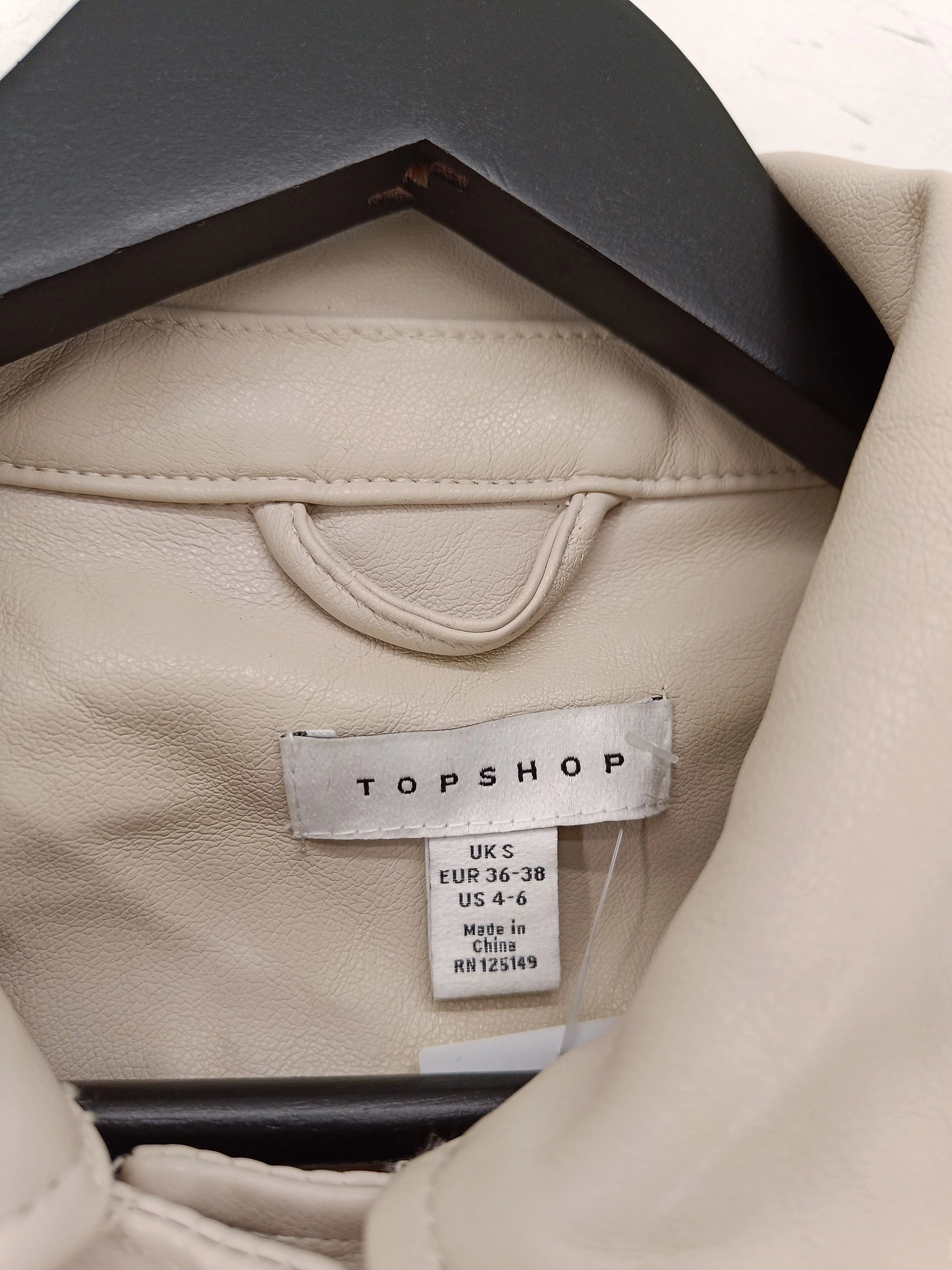 Topshop Overcoat jacket cream - Image 5