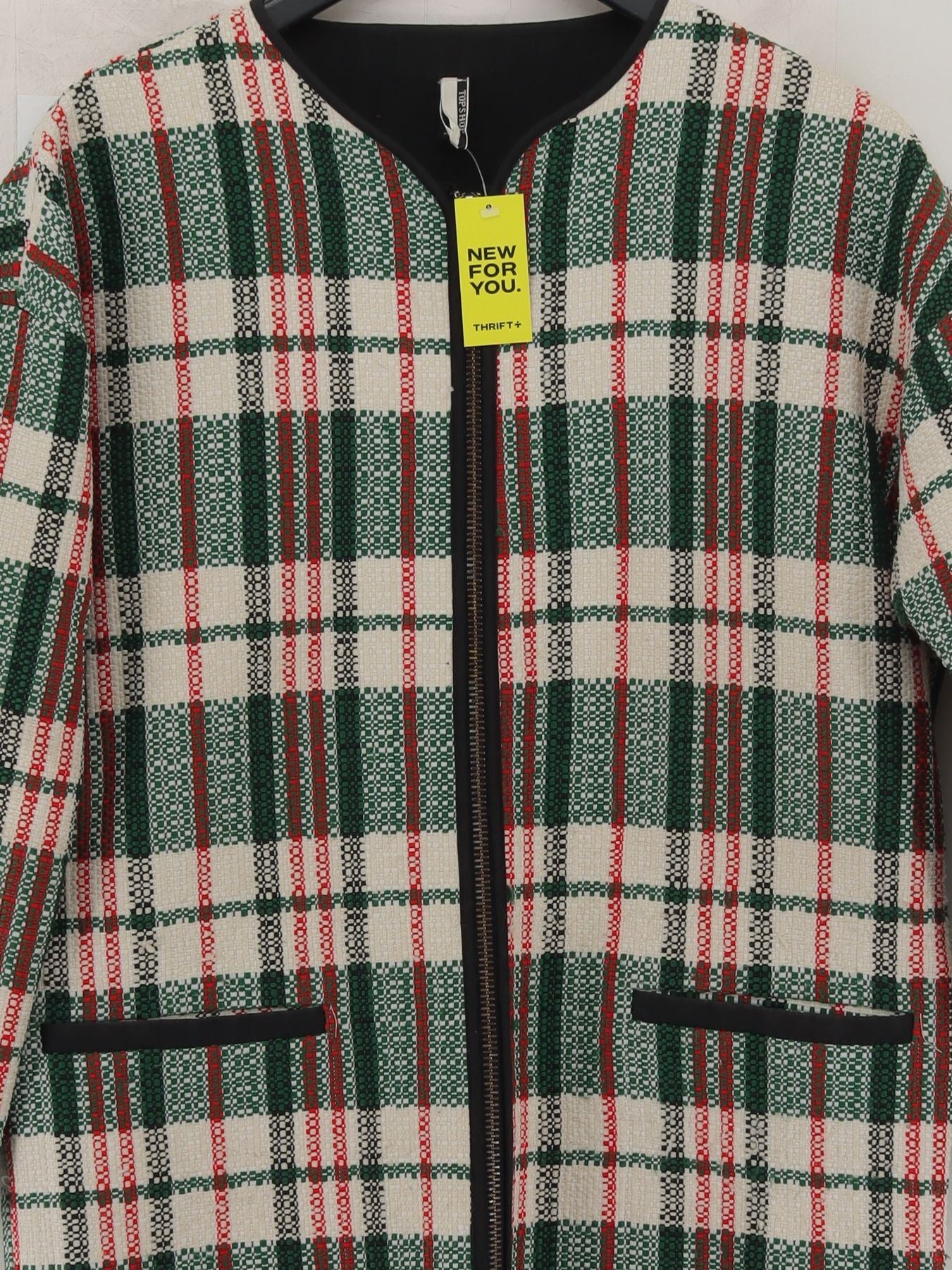 Topshop Overcoat jacket multi - Image 3
