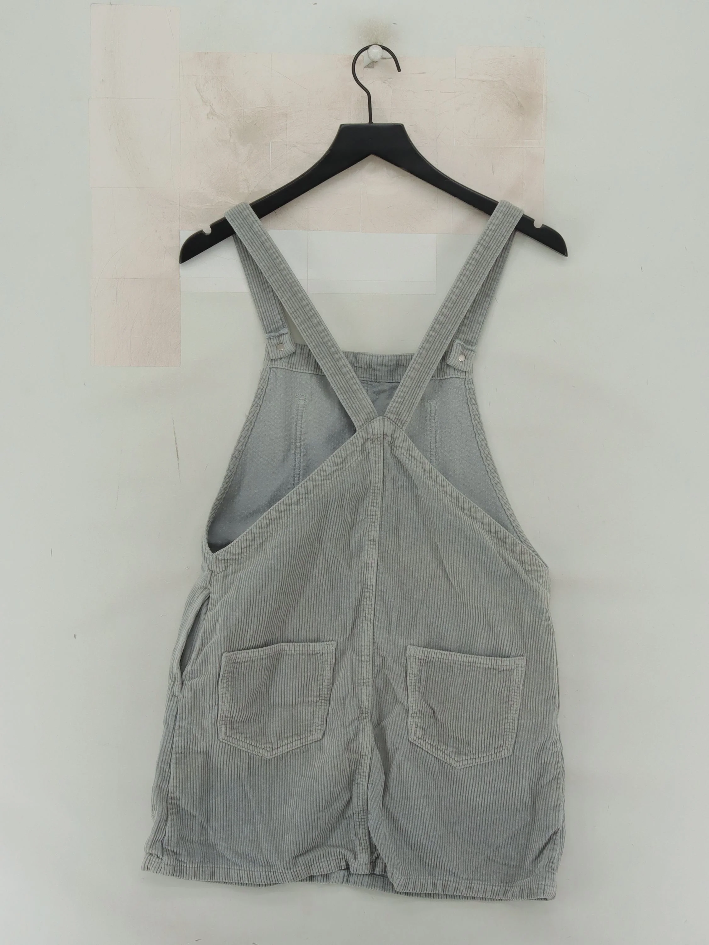 Topshop Pinafore/Dungaree Mini Dress UK10 in Grey - Image 2