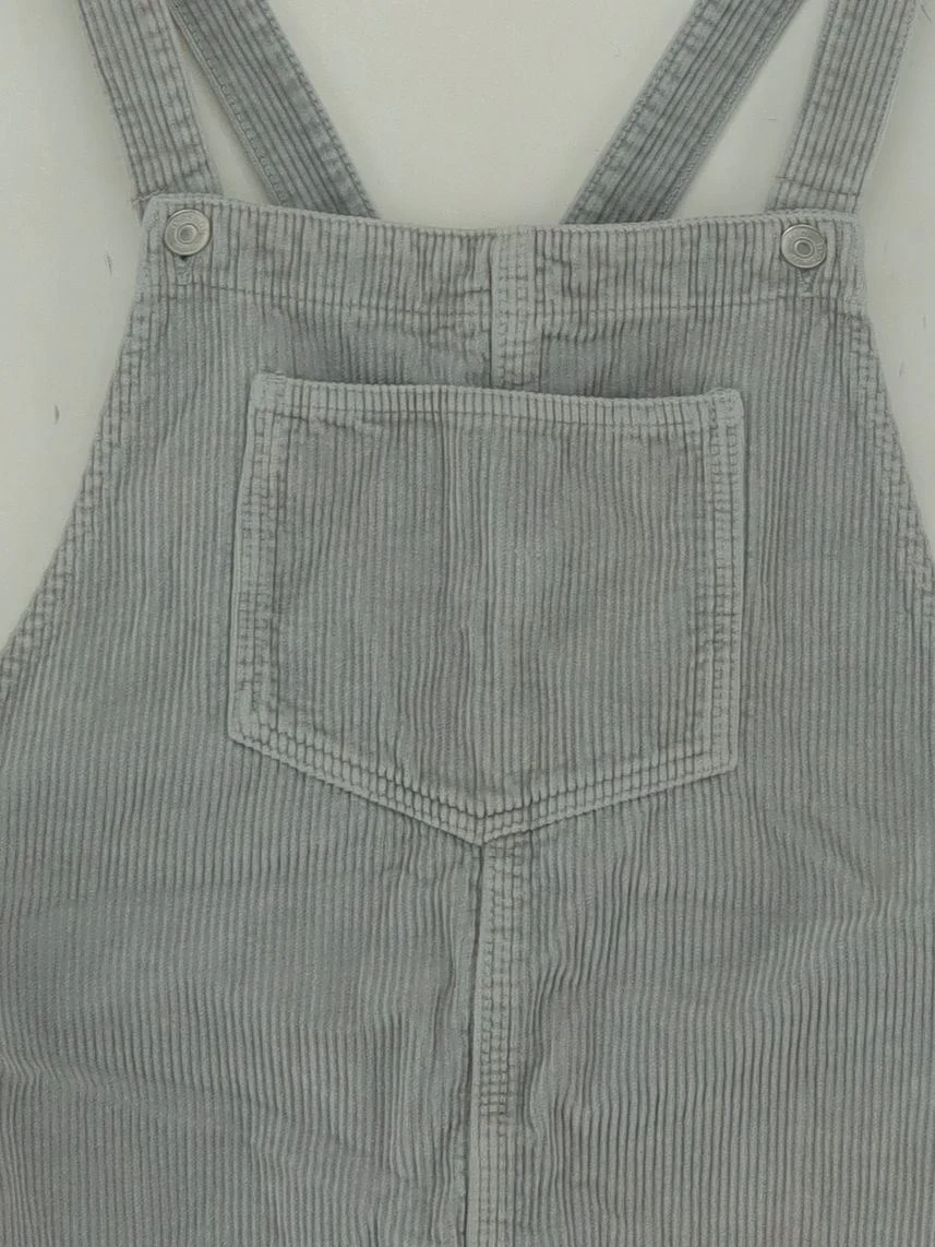Topshop Pinafore/Dungaree Mini Dress UK10 in Grey - Image 3