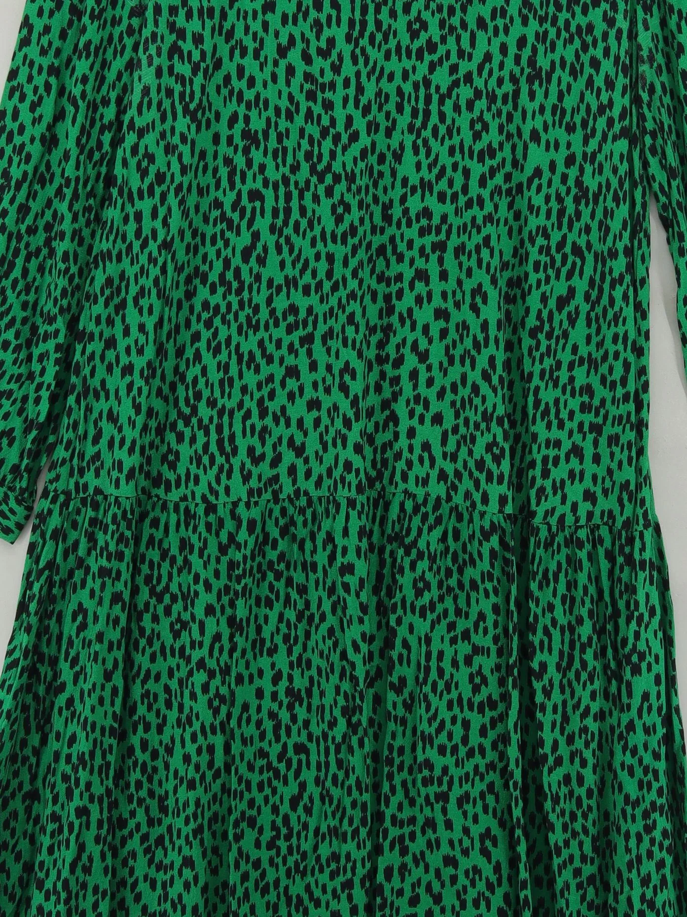 Topshop Shirt Maxi Dress UK12 in Green - Image 3