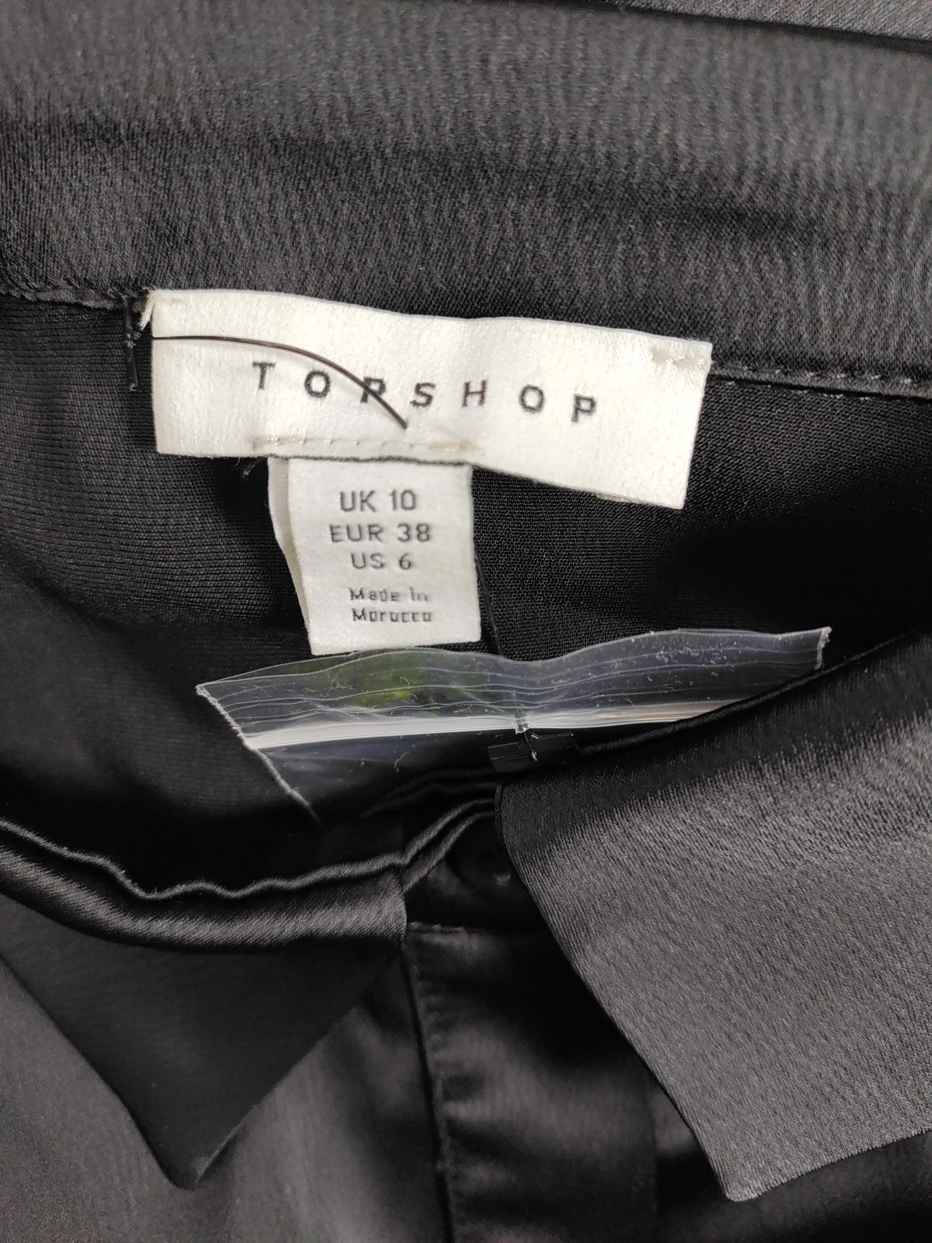 Topshop Shirt Midi Dress UK10 in Black - Image 5