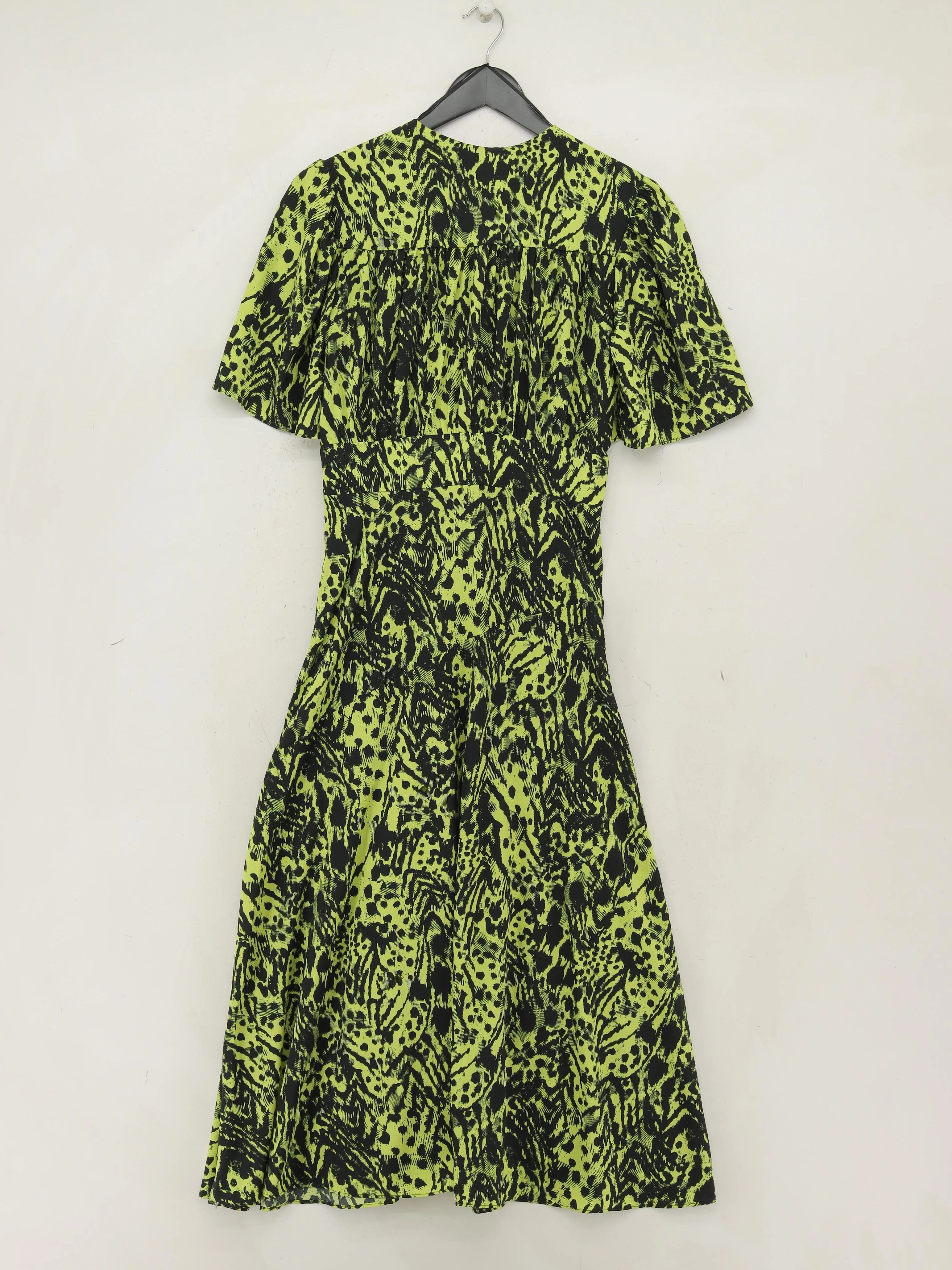 Topshop Shirt Midi Dress UK10 in Green - Image 2