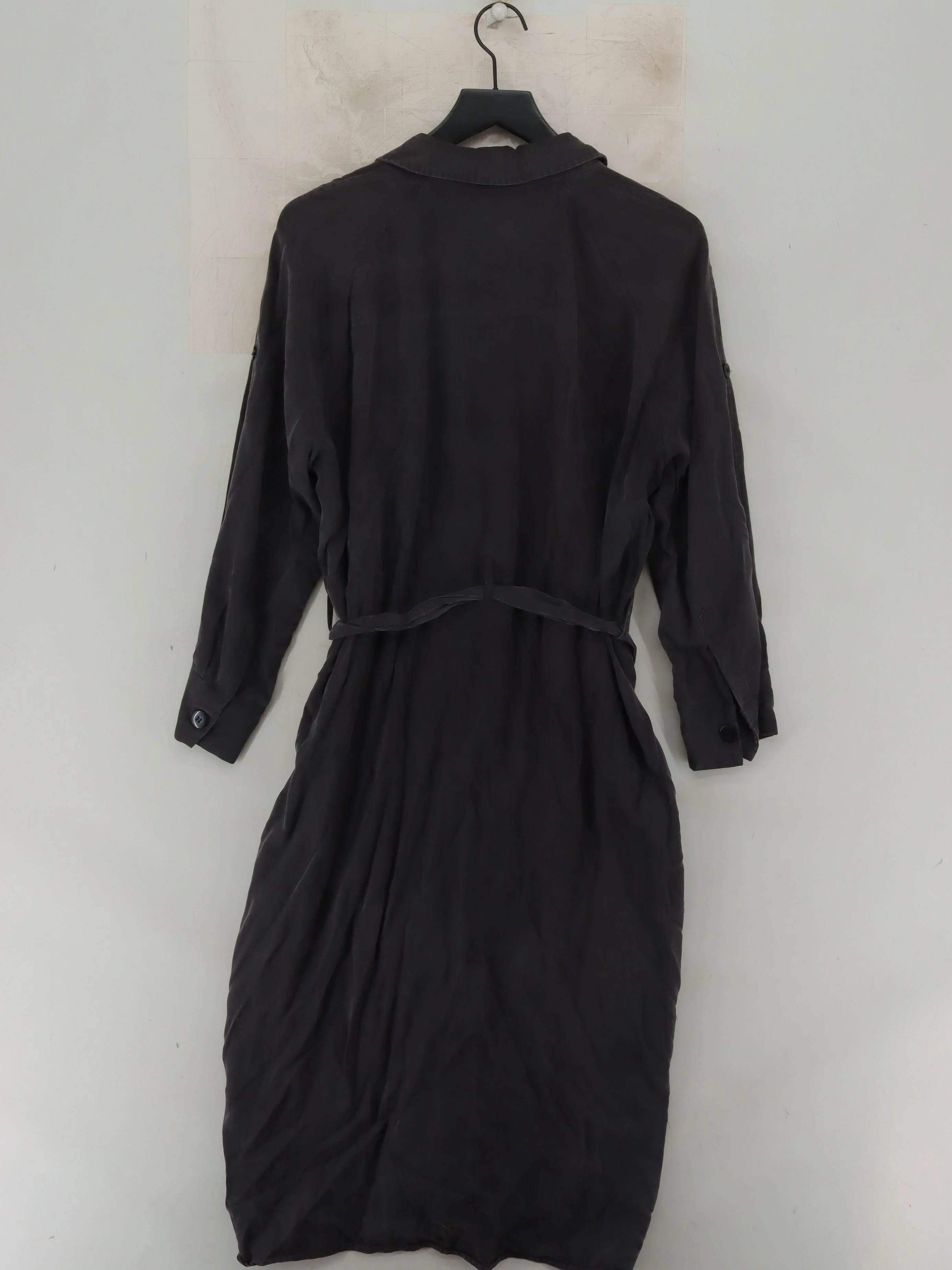 Topshop Shirt Midi Dress UK12 in Grey - Image 2
