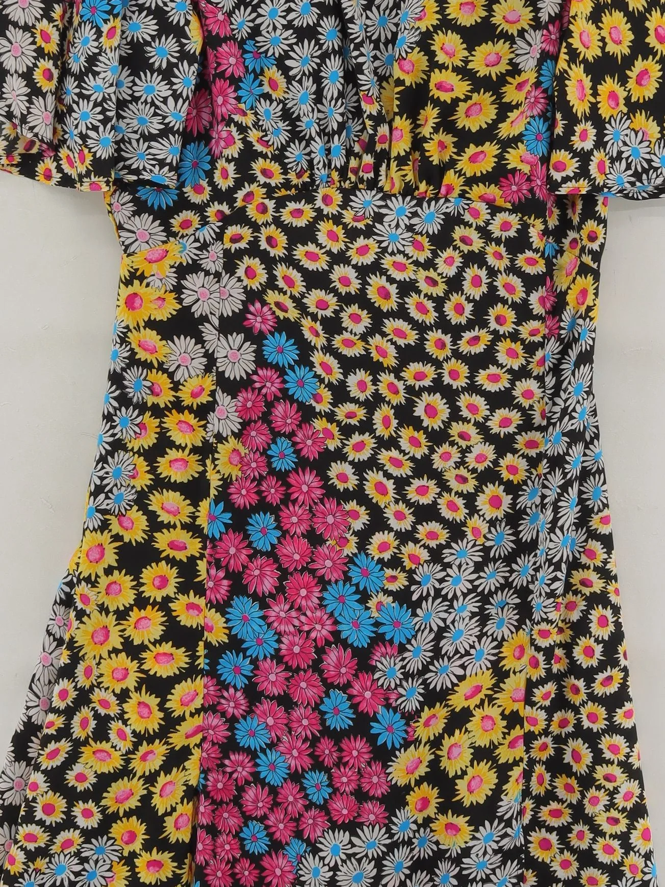 Topshop Shirt Midi Dress UK12 in Multi - Image 3