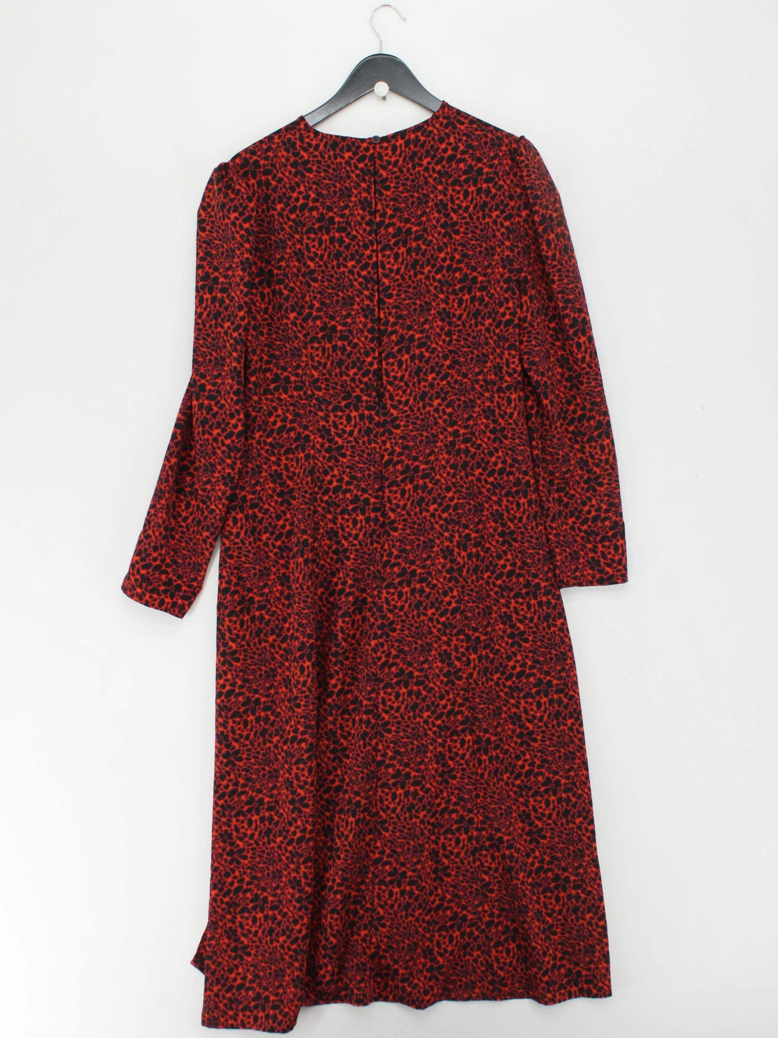 Topshop Shirt Midi Dress UK16 in Red - Image 2