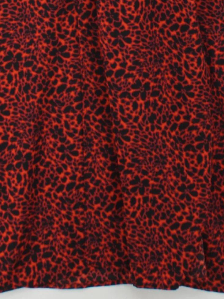 Topshop Shirt Midi Dress UK16 in Red - Image 4
