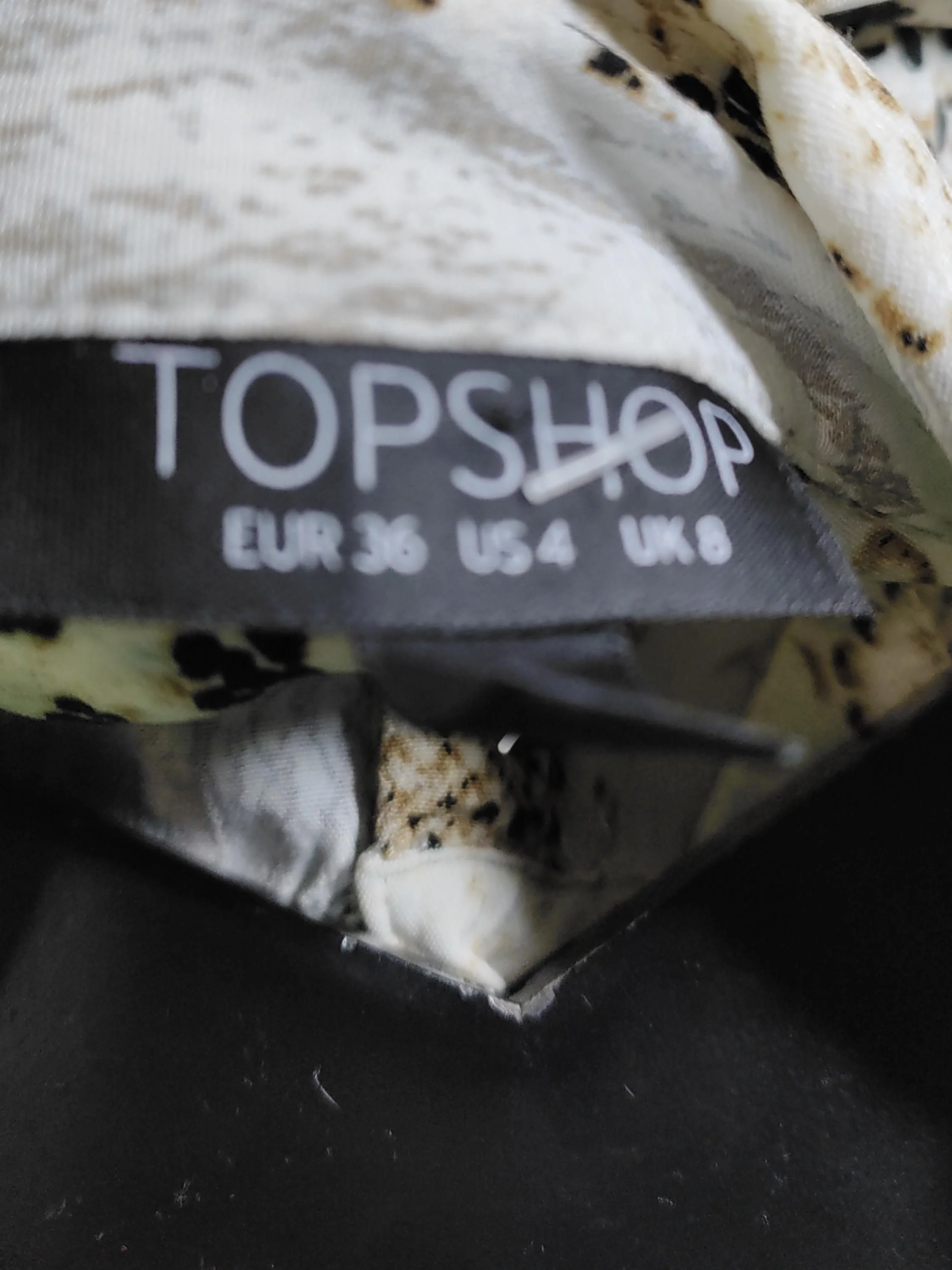 Topshop Shirt Midi Dress UK8 in White - Image 5