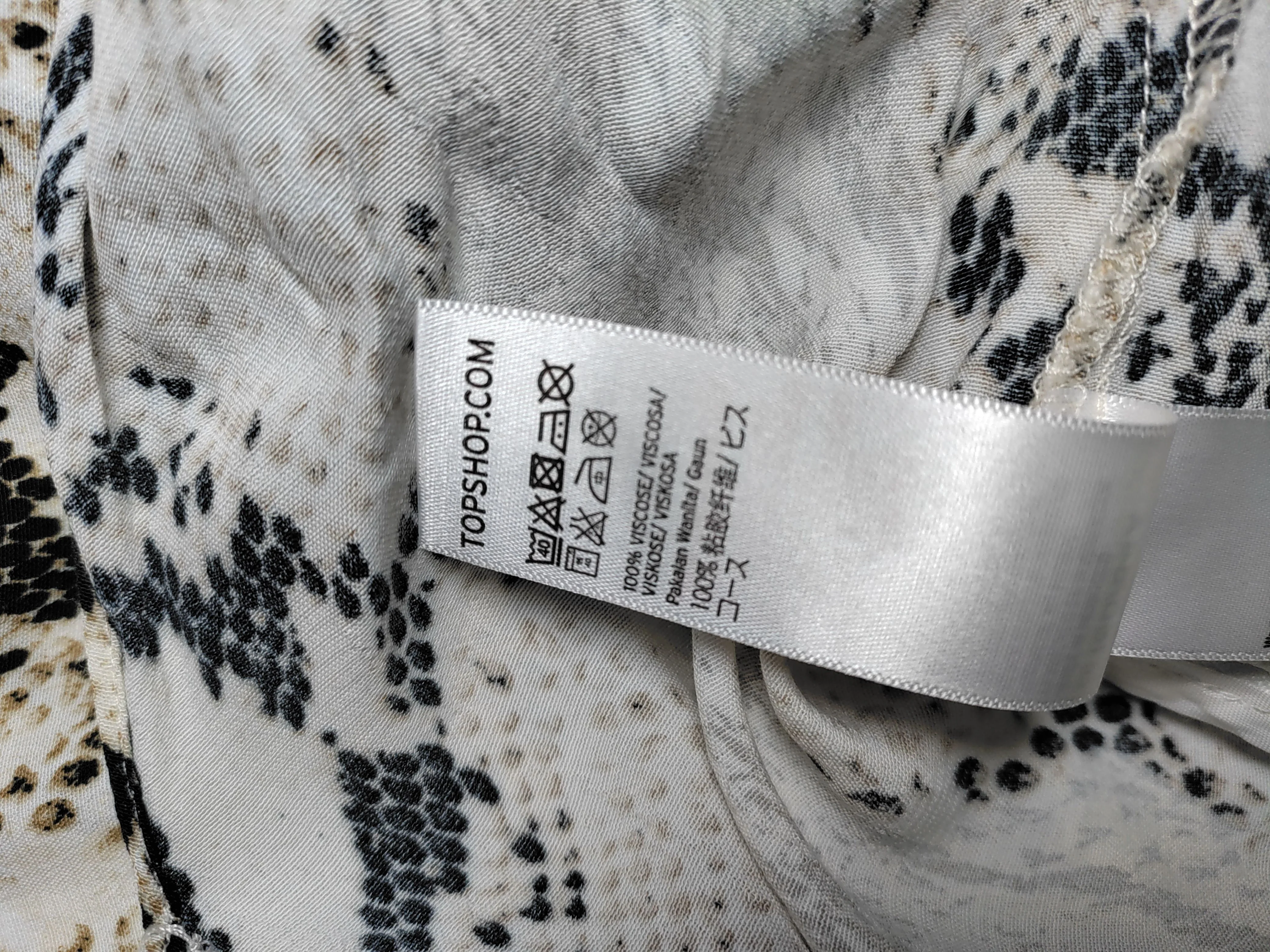 Topshop Shirt Midi Dress UK8 in White - Image 6