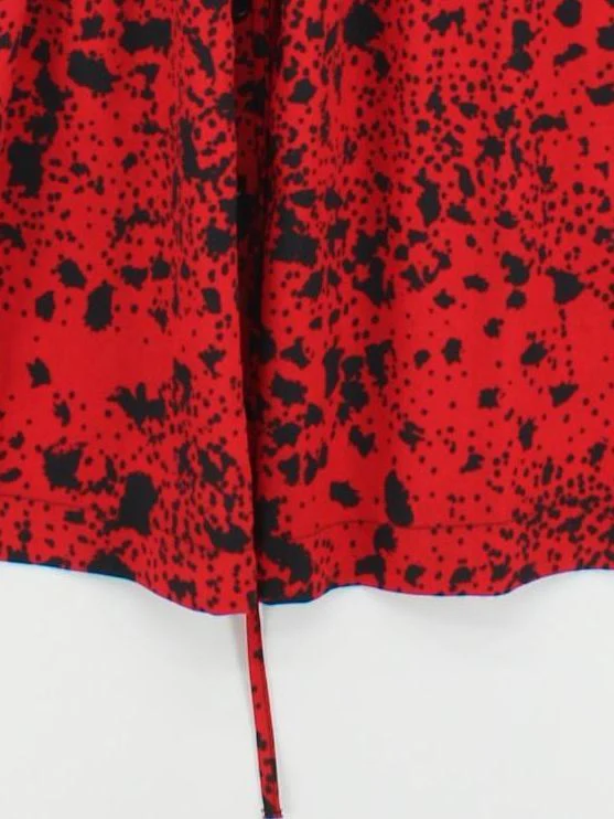 Topshop Shirt Mini Dress UK10 in Red - Image 4
