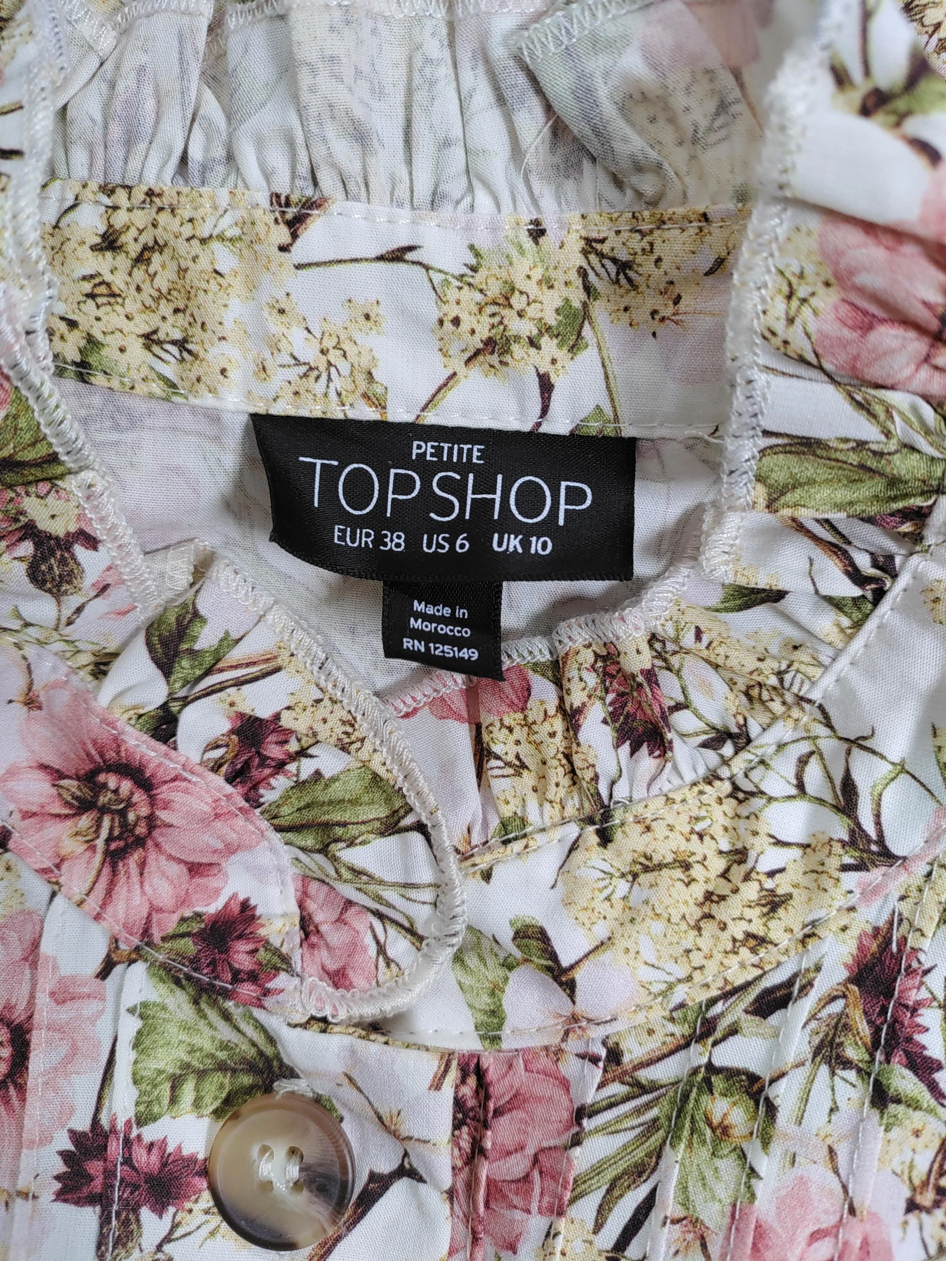 Topshop Shirt Mini Dress UK10 in White - Image 5