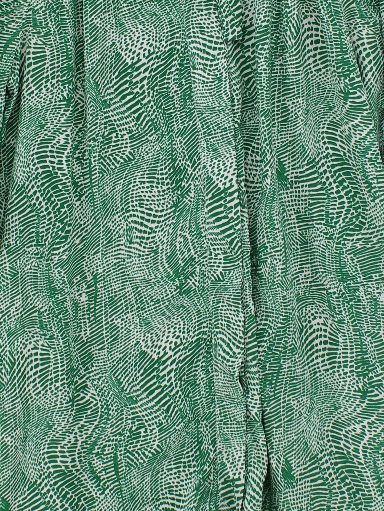 Topshop Shirt Mini Dress UK12 in Green - Image 3