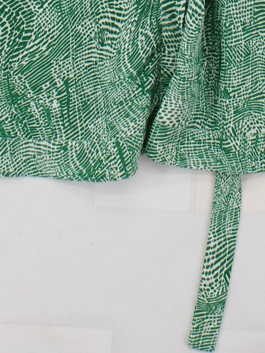 Topshop Shirt Mini Dress UK12 in Green - Image 4