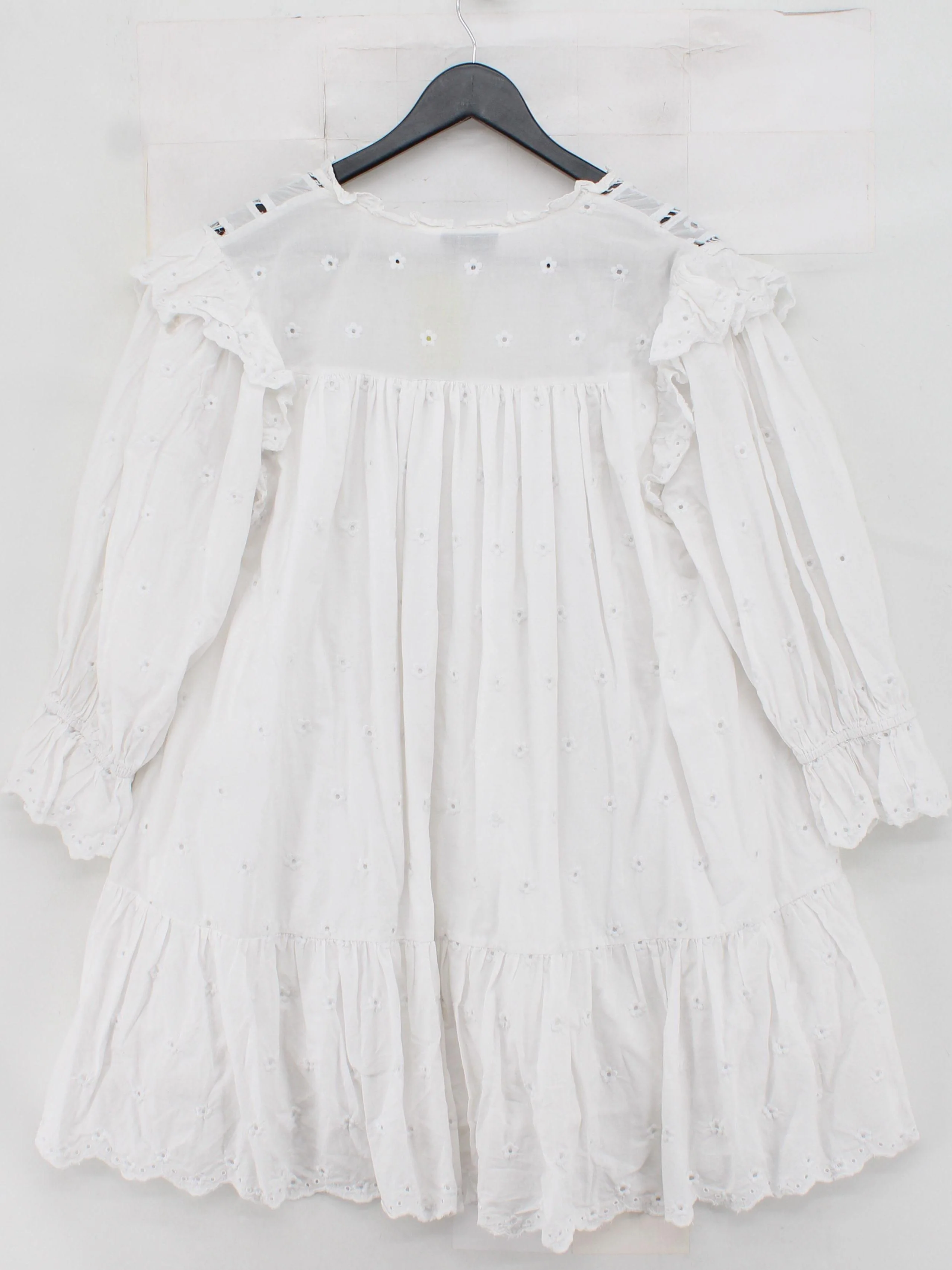 Topshop Shirt Mini Dress UK12 in White - Image 2