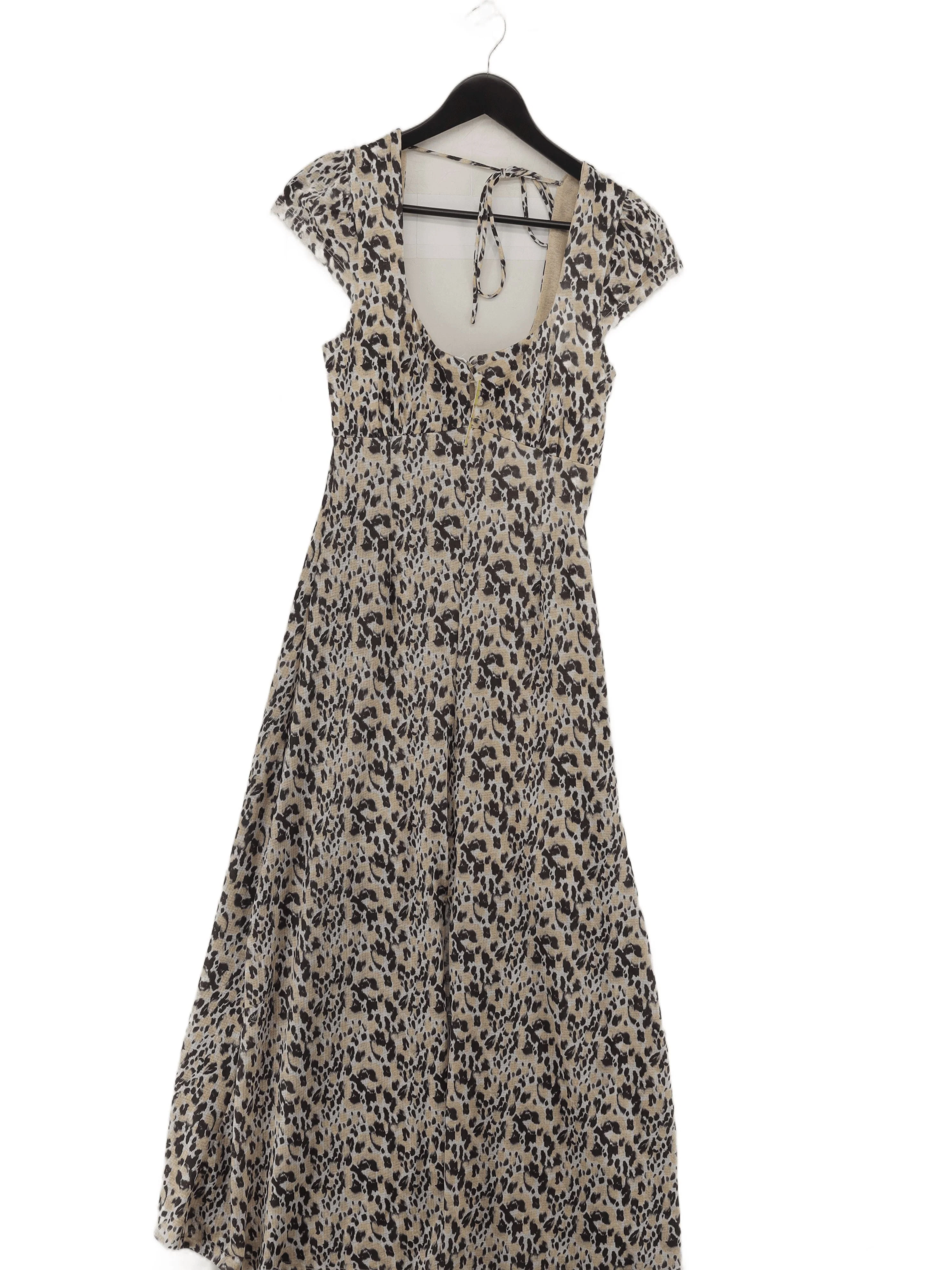Topshop Skater Midi Dress UK10 in Multi