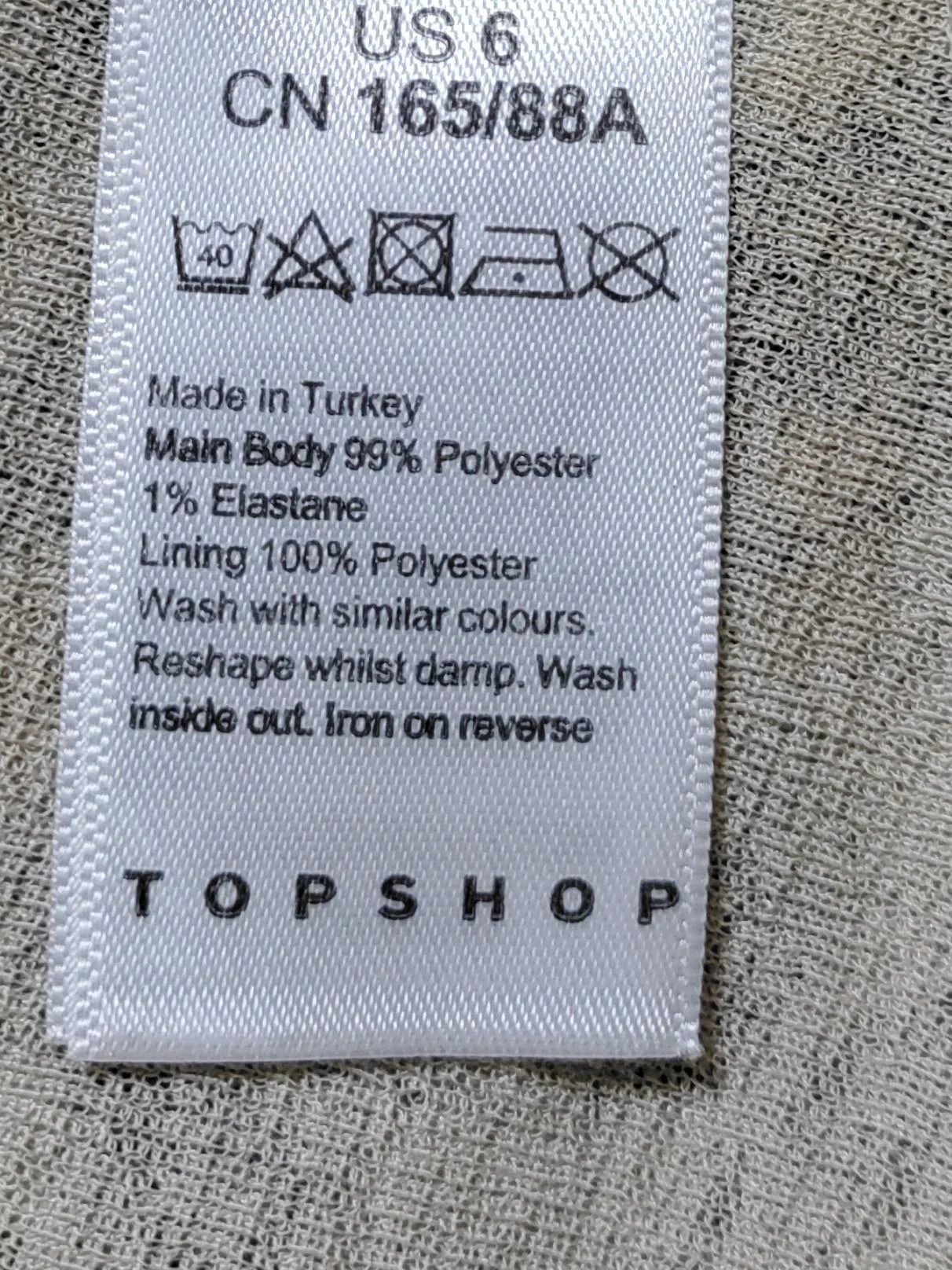 Topshop Skater Midi Dress UK10 in Multi - Image 6