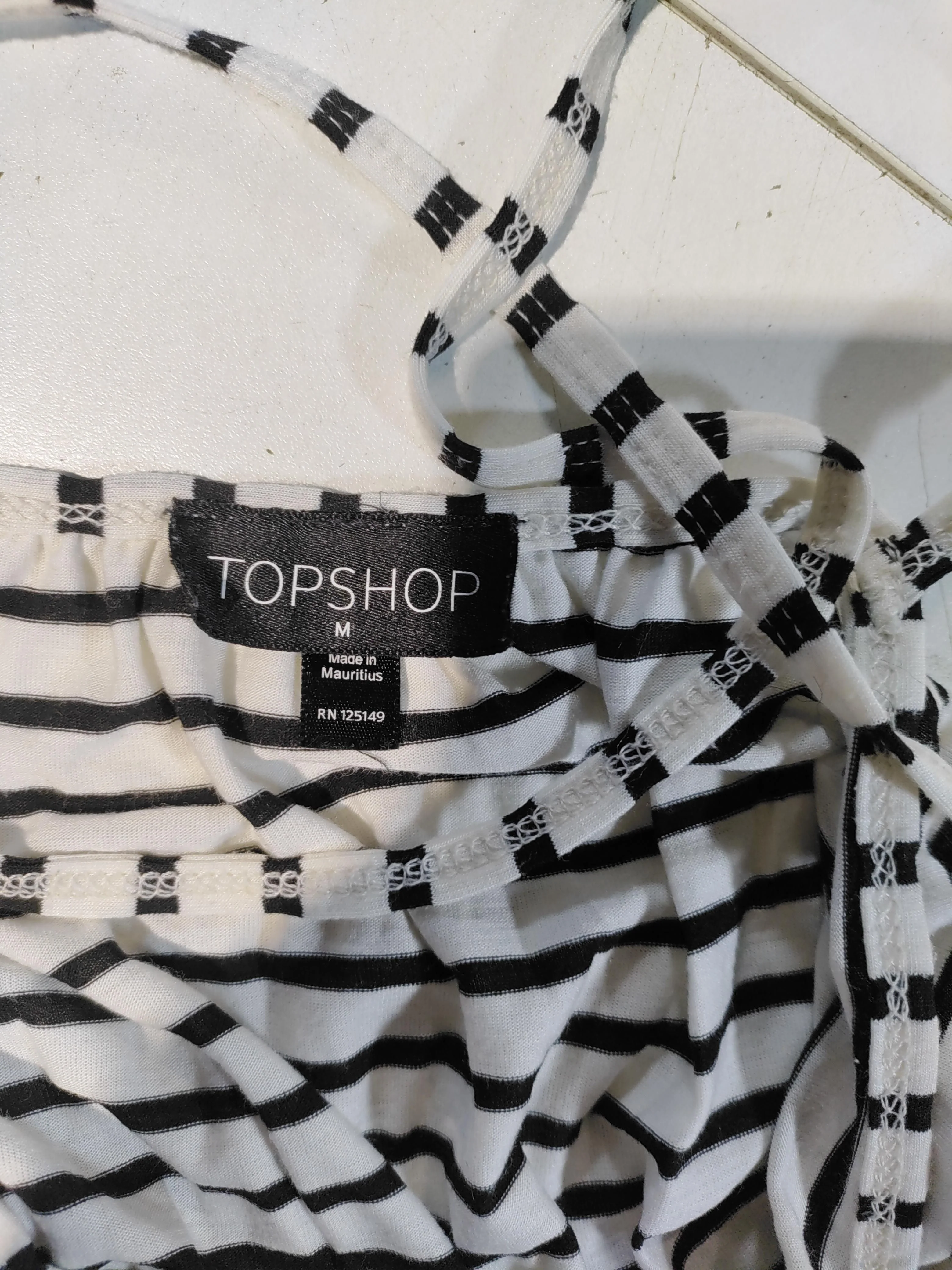 Topshop Skater Mini Dress M in Multi - Image 5