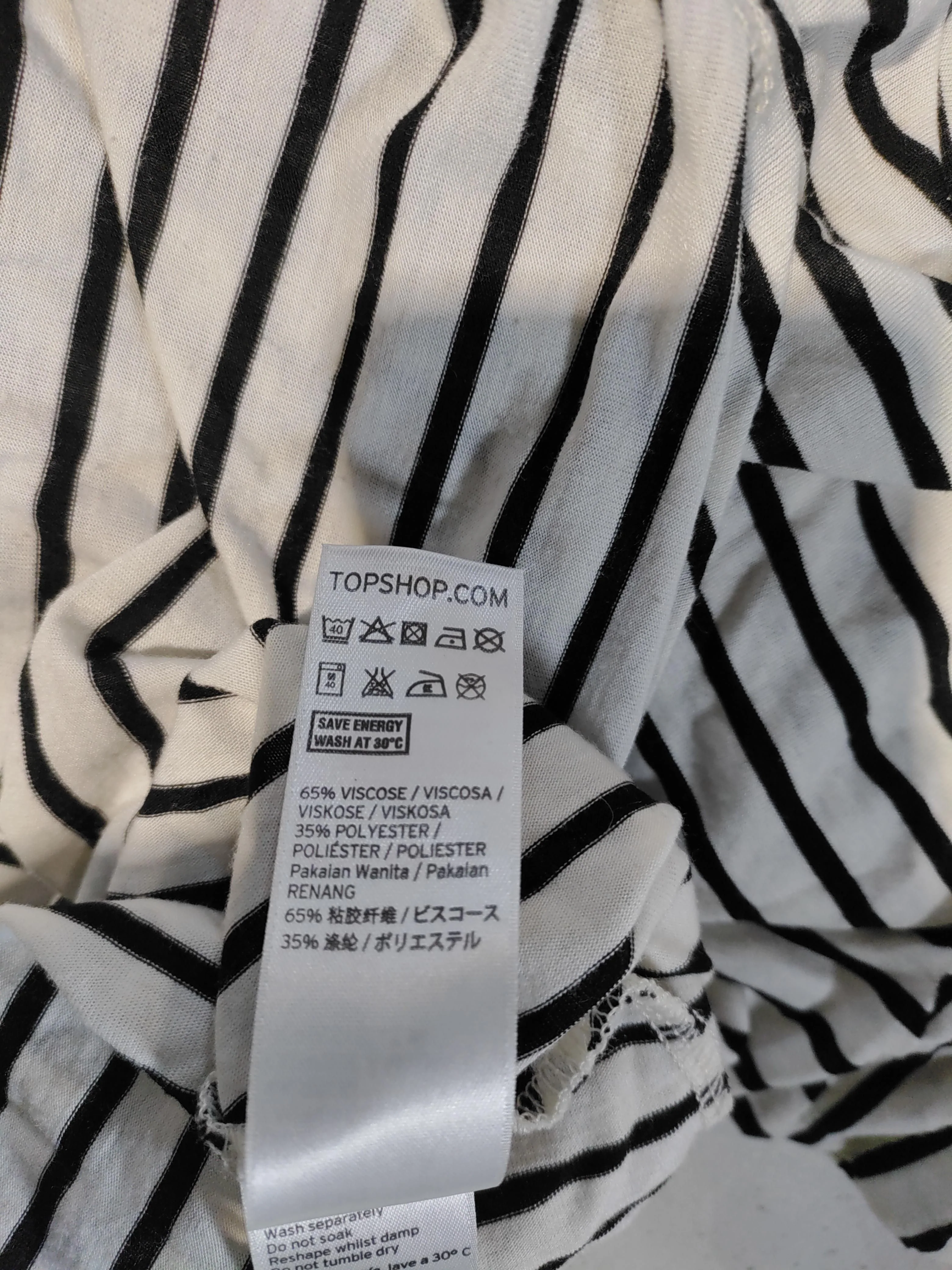 Topshop Skater Mini Dress M in Multi - Image 6