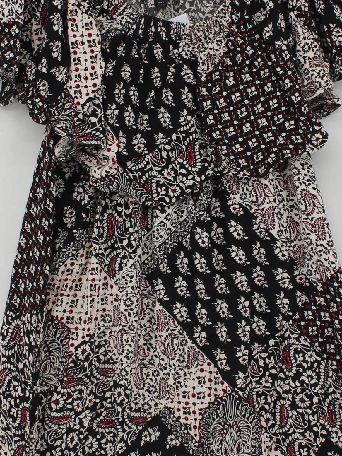 Topshop Skater Mini Dress UK10 in Multi - Image 3