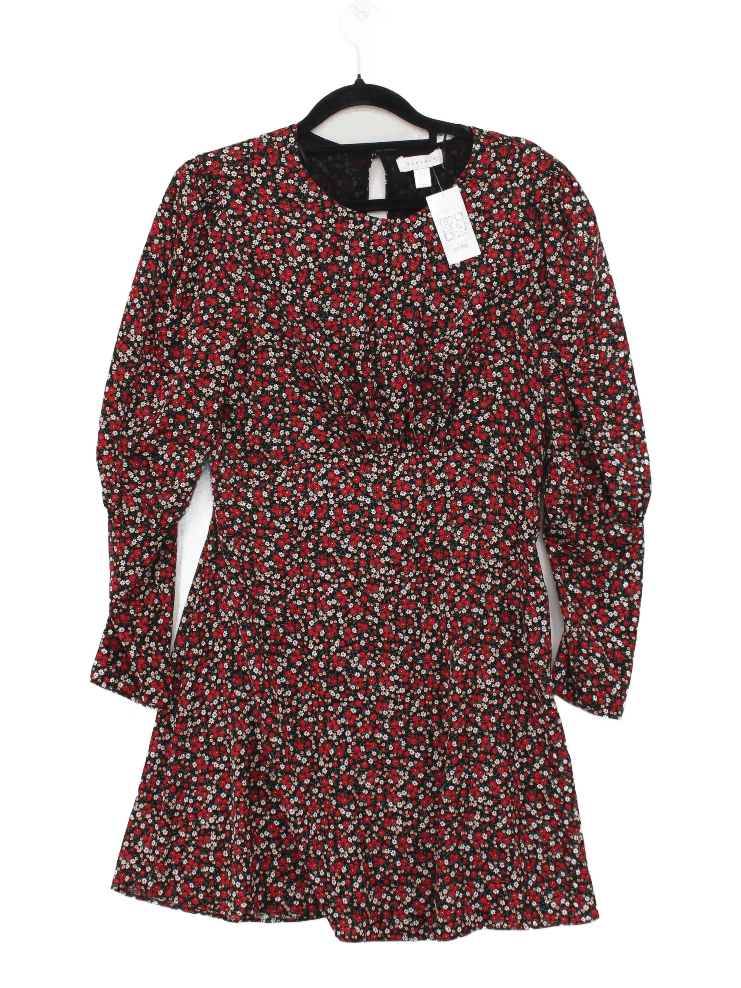 Topshop Skater Mini Dress UK10 in Multi
