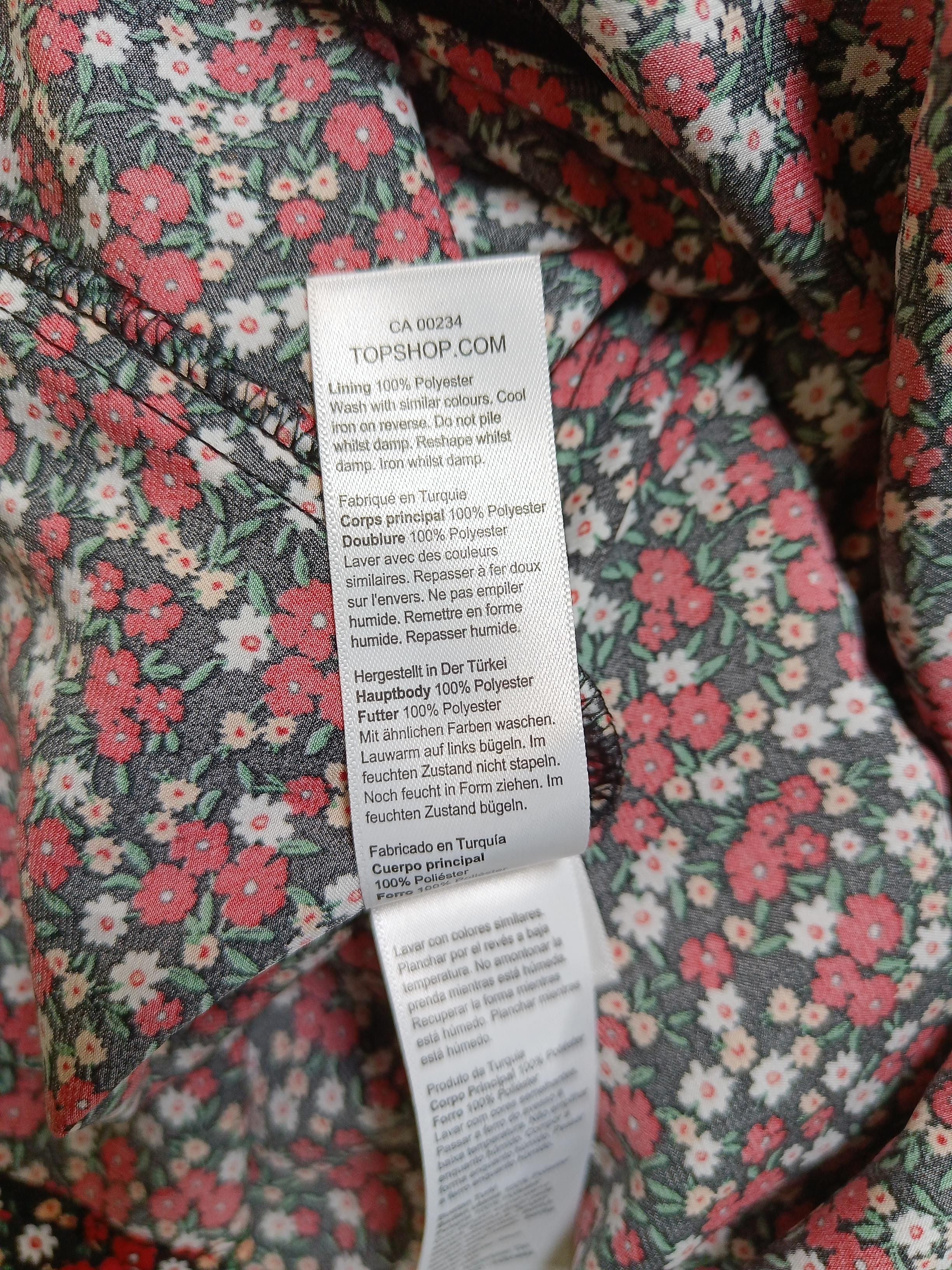 Topshop Skater Mini Dress UK10 in Multi - Image 6