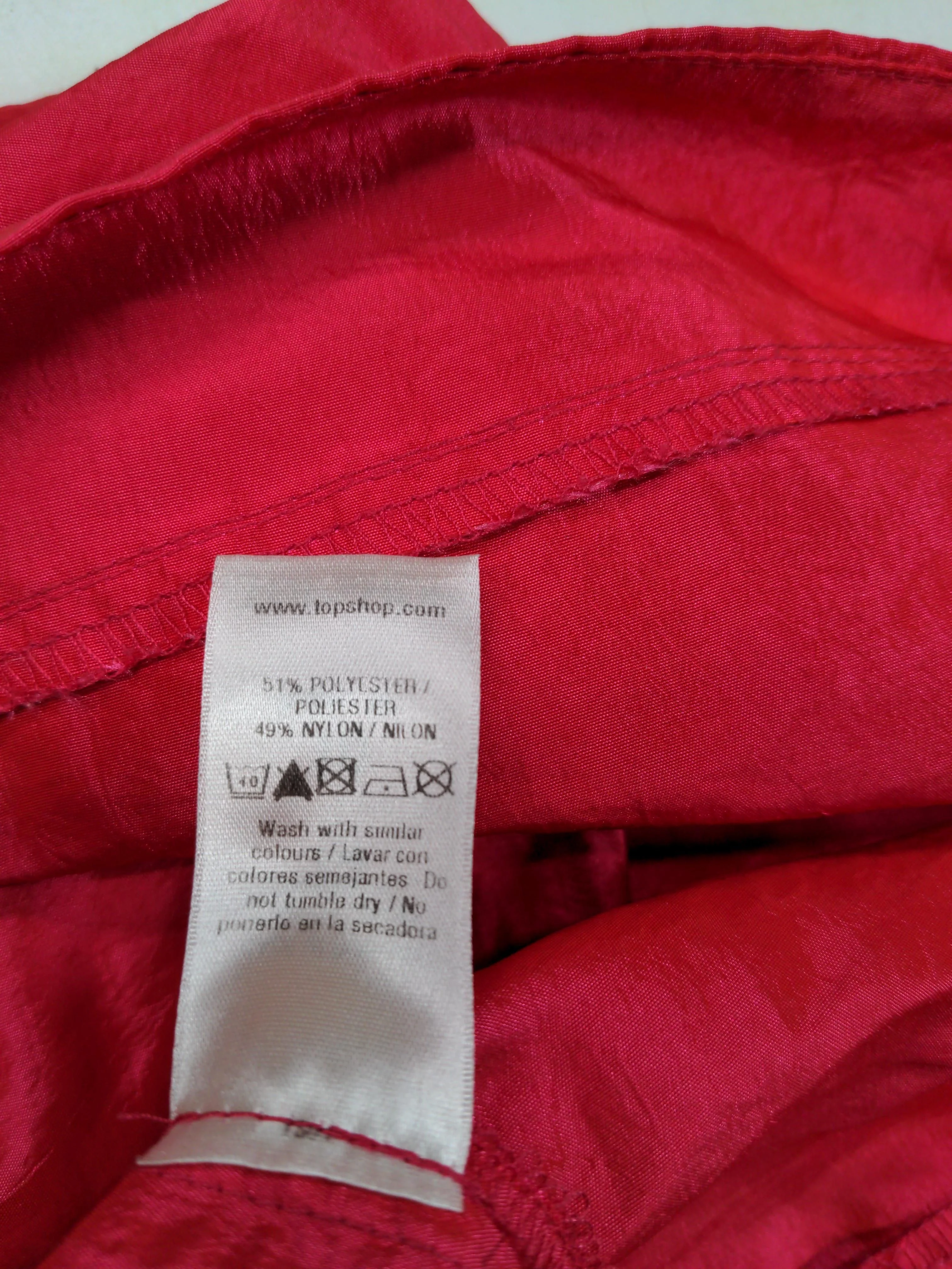 Topshop Skater Mini Dress UK10 in Pink - Image 6