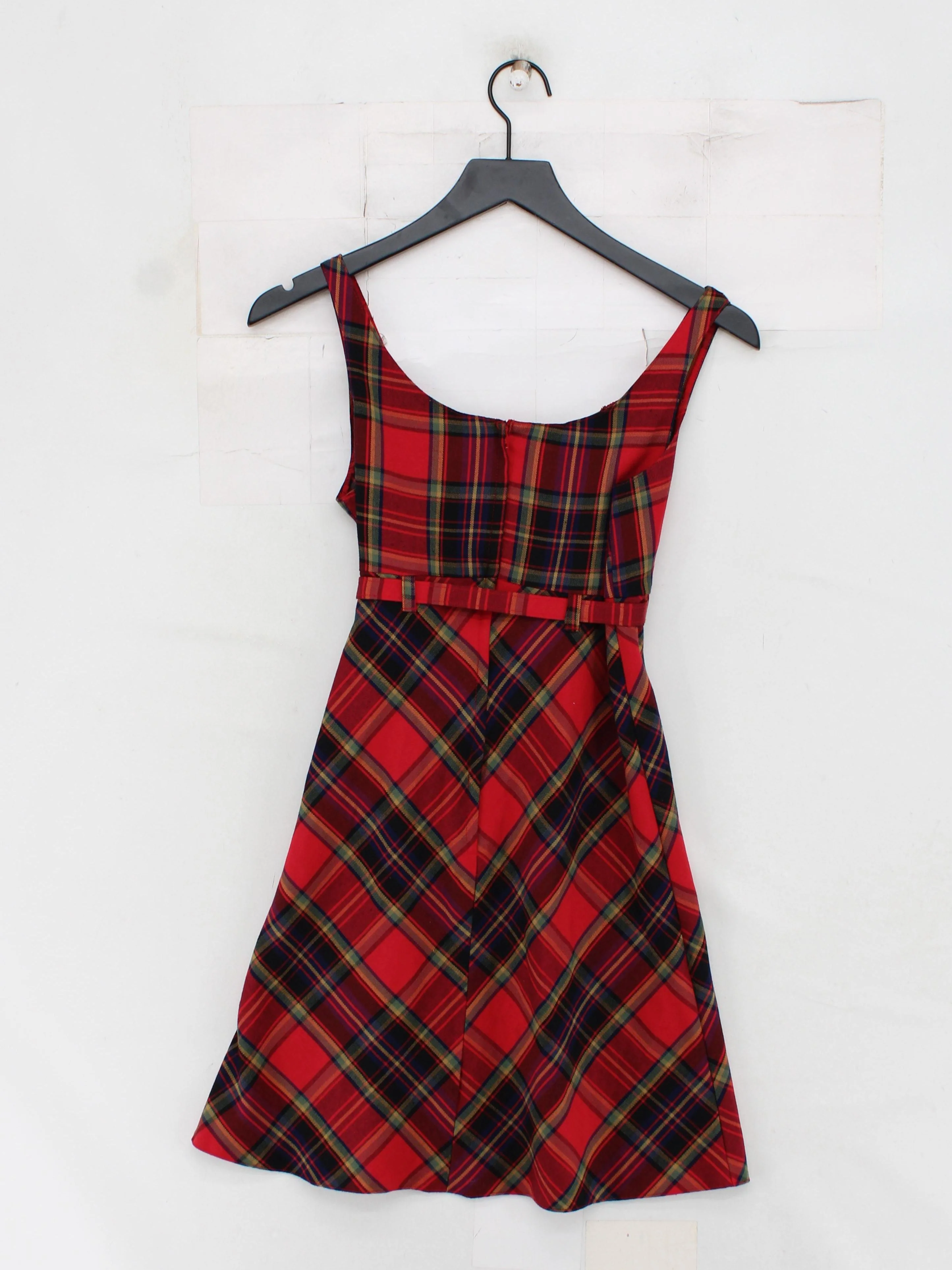 Topshop Skater Mini Dress UK10 in Red - Image 2
