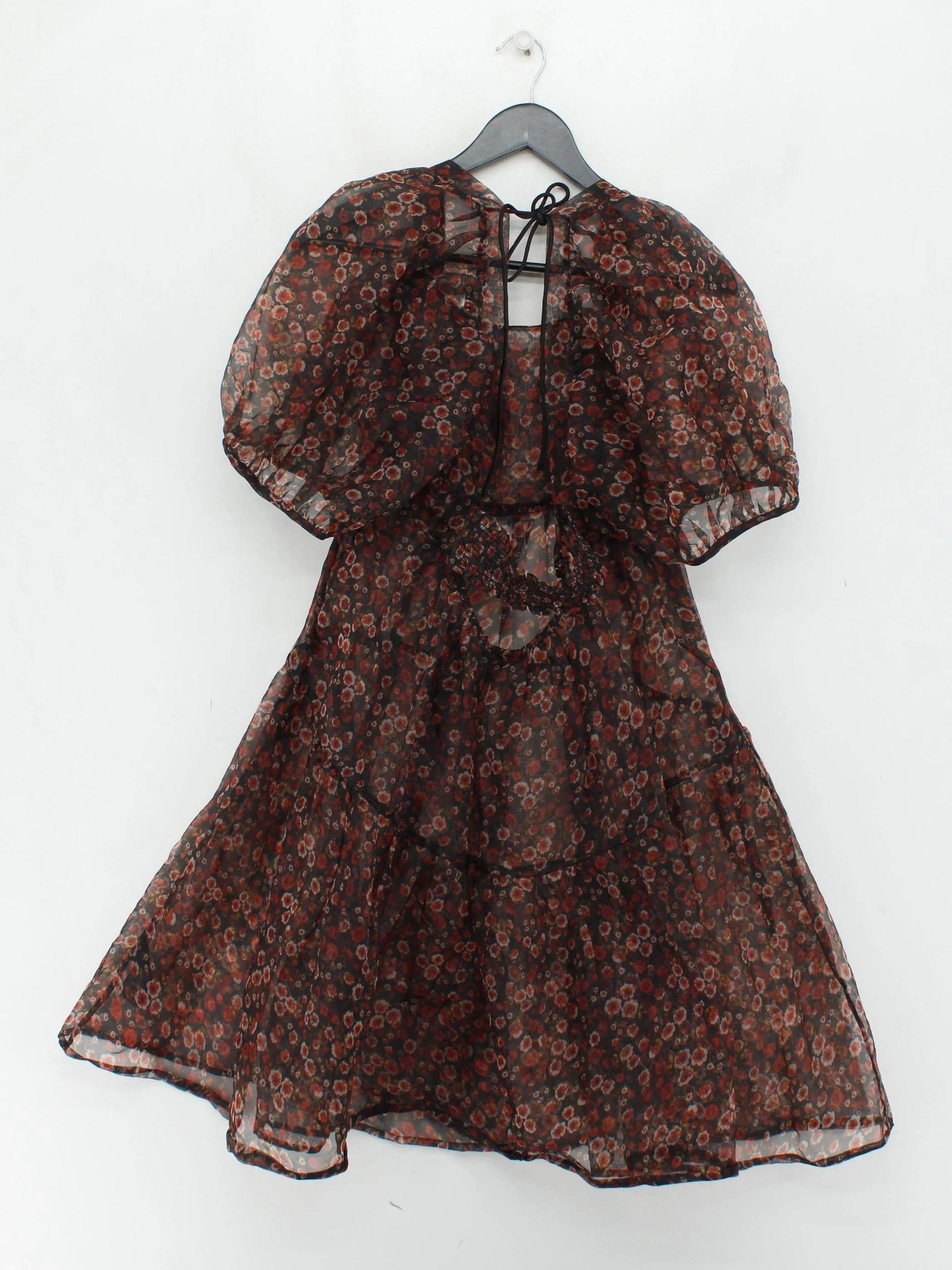 Topshop Skater Mini Dress UK14 in Multi - Image 2