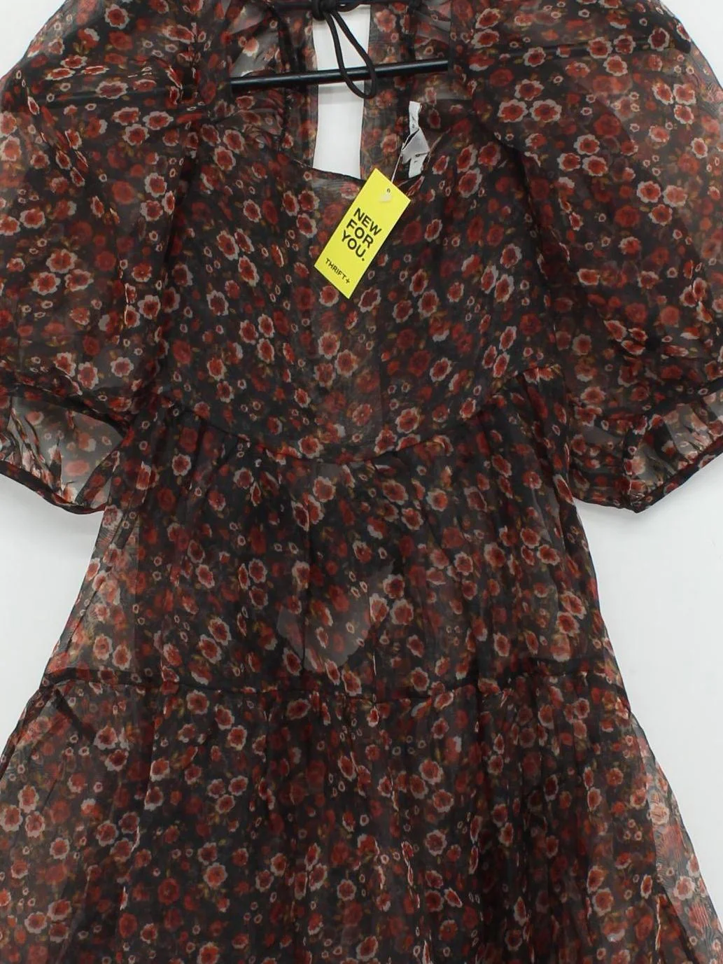 Topshop Skater Mini Dress UK14 in Multi - Image 3