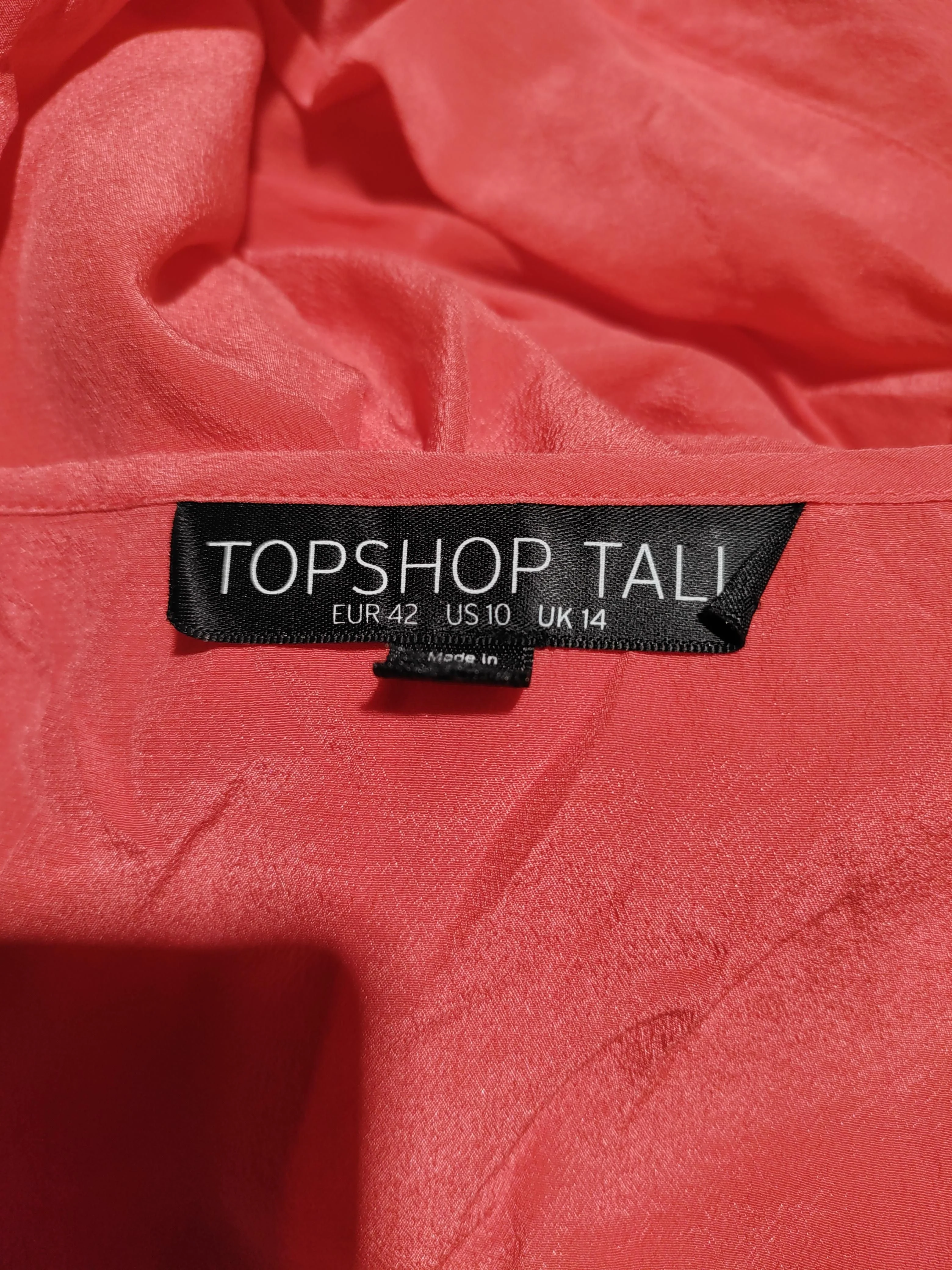 Topshop Skater Mini Dress UK14 in Pink - Image 5