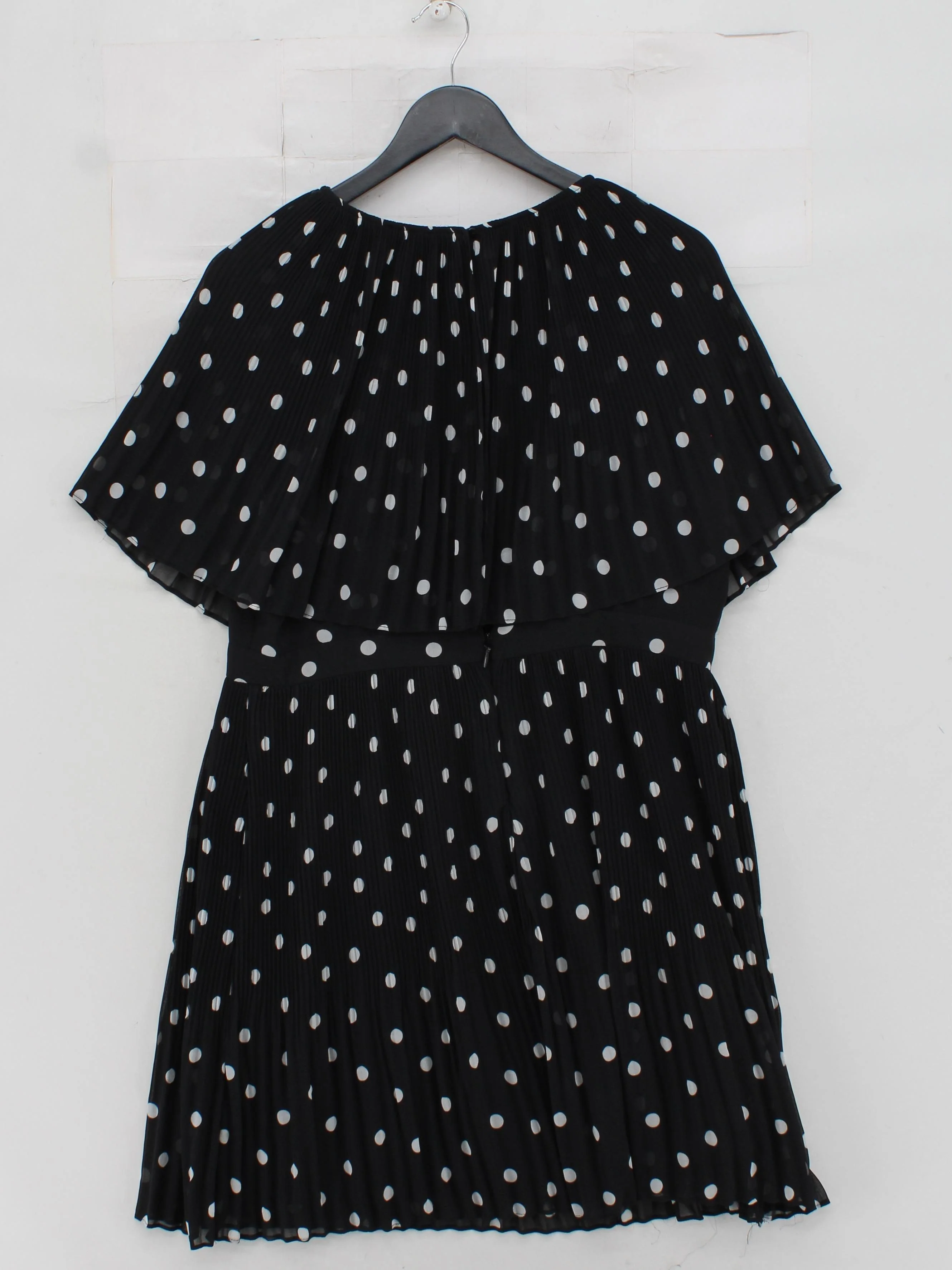 Topshop Skater Mini Dress UK16 in Black - Image 2