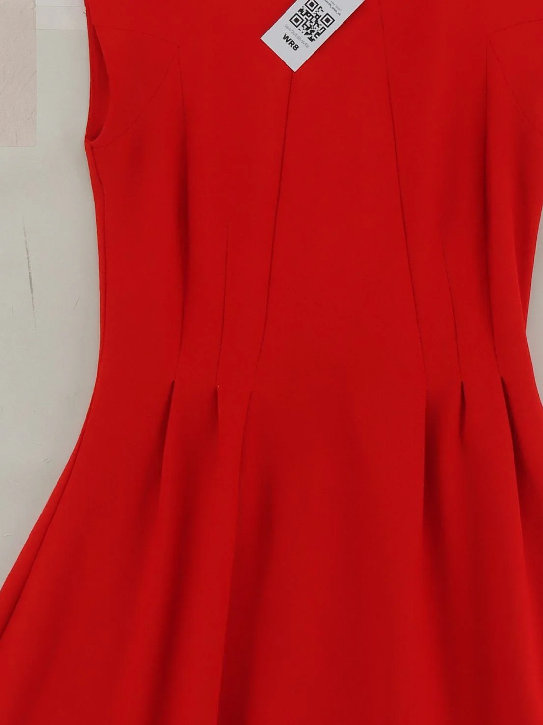 Topshop Skater Mini Dress UK6 in Red - Image 3