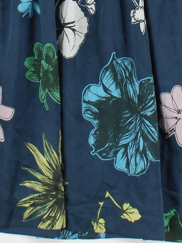 Topshop Skater Mini Dress UK8 in Blue - Image 4
