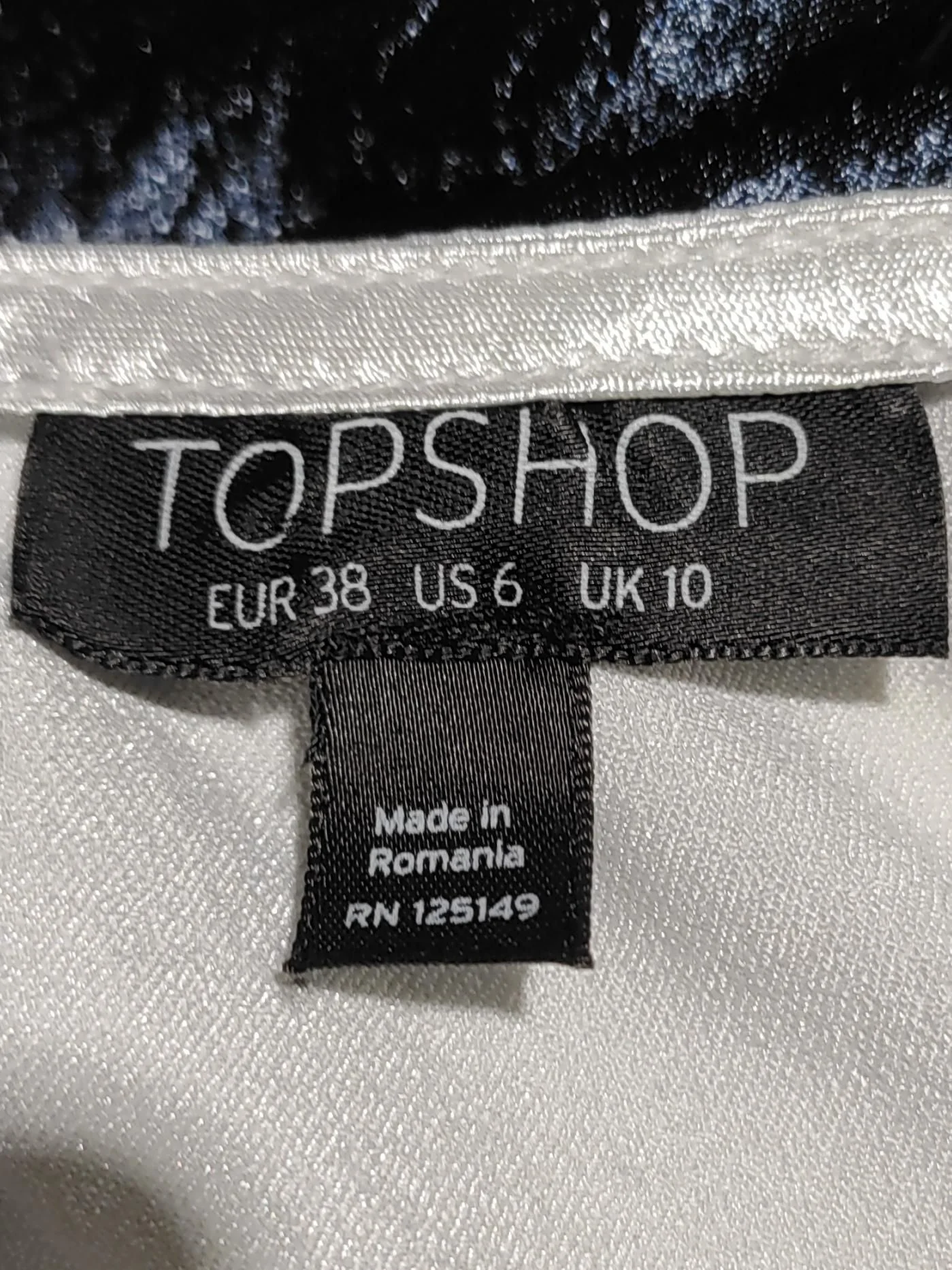 Topshop Slip Maxi Dress UK10 in Multi - Image 5