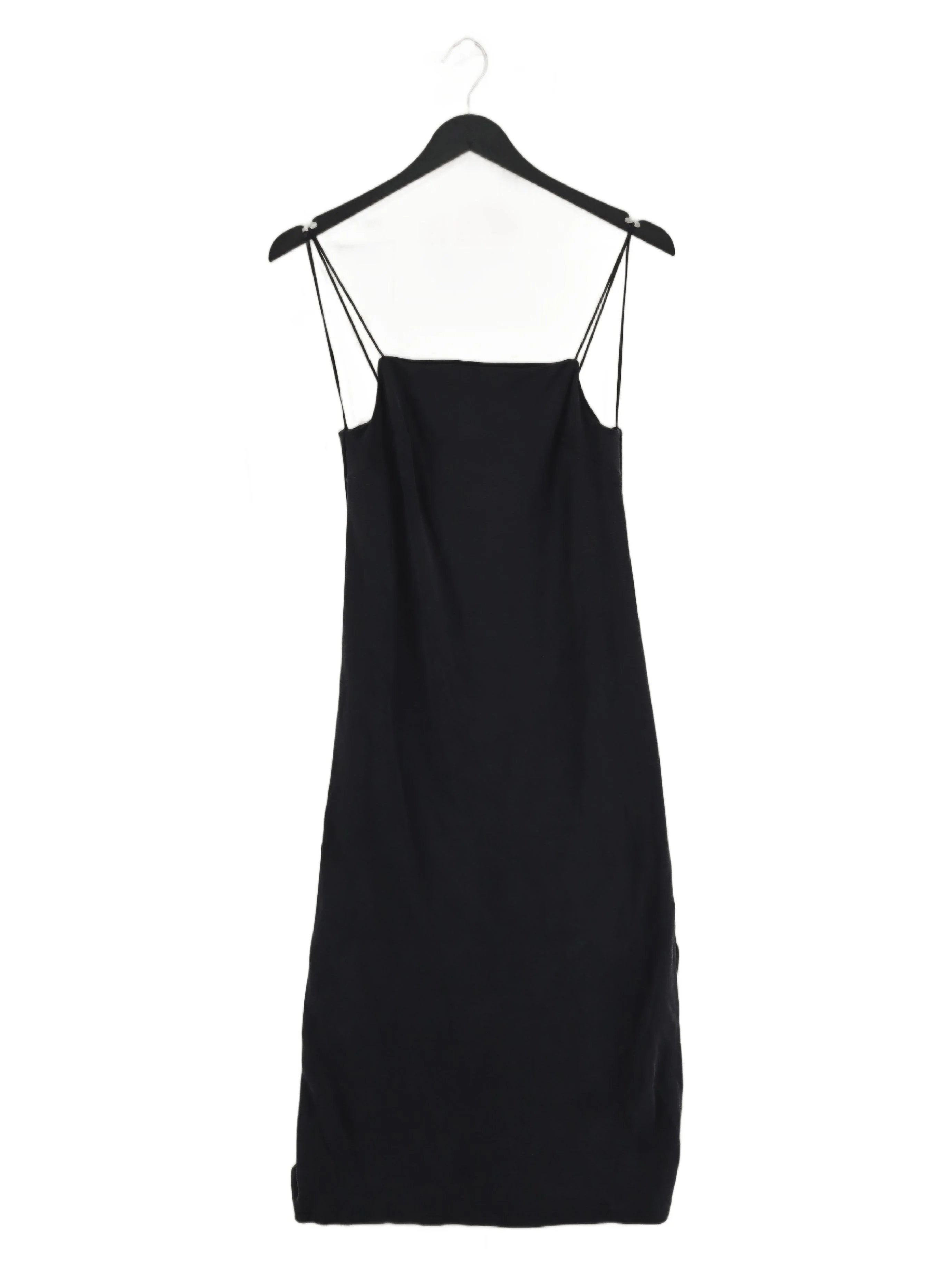 Topshop Slip Midi Dress in Black