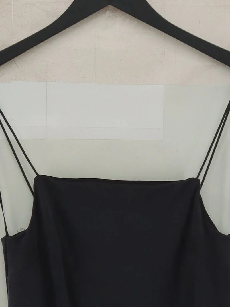 Topshop Slip Midi Dress in Black - Image 3