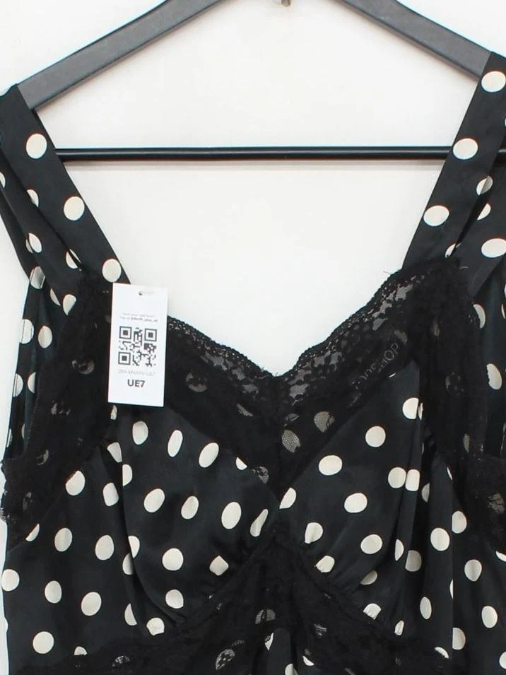 Topshop Slip Midi Dress UK10 in Black - Image 3