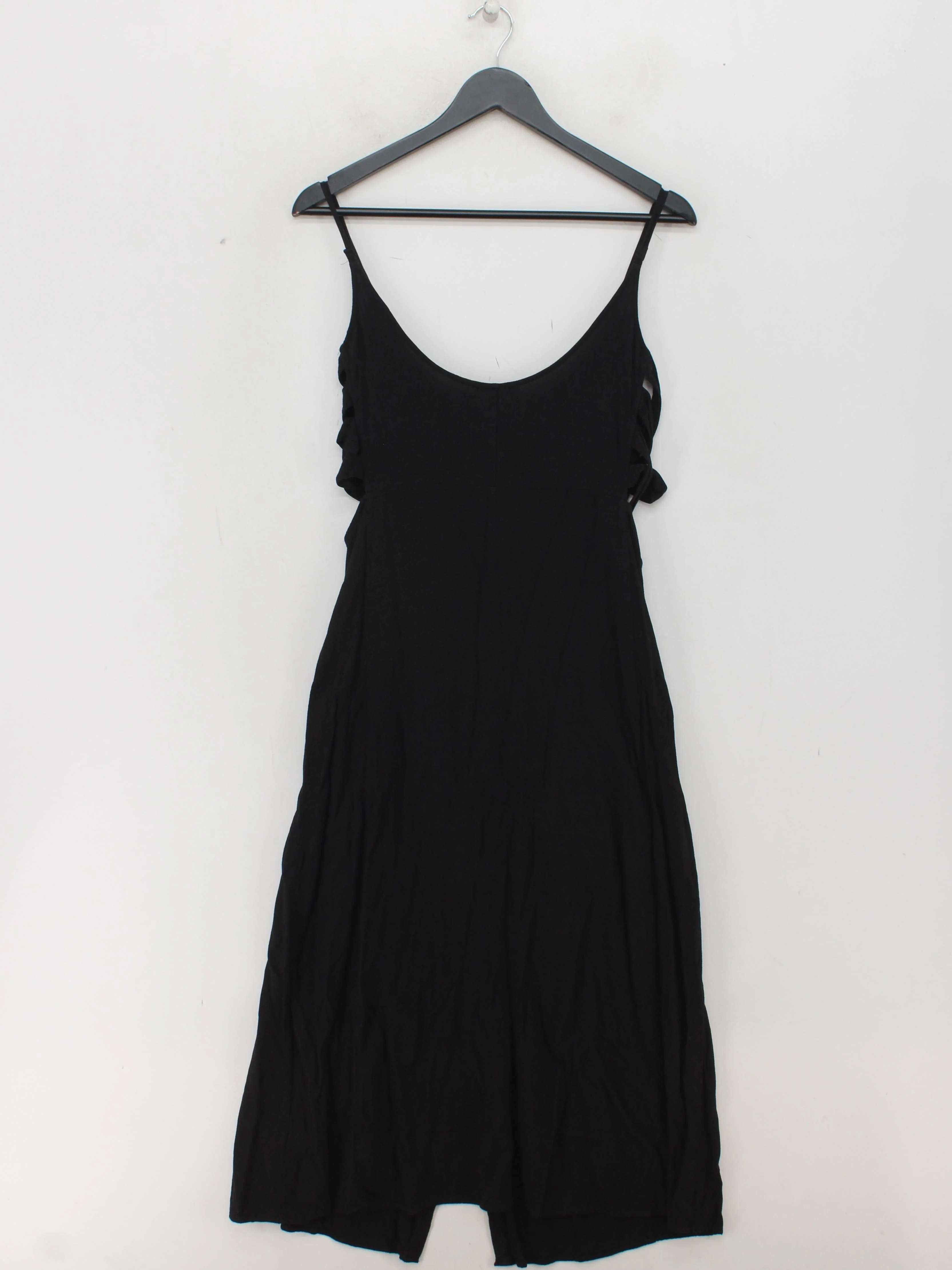 Topshop Slip Midi Dress UK12 in Black - Image 2